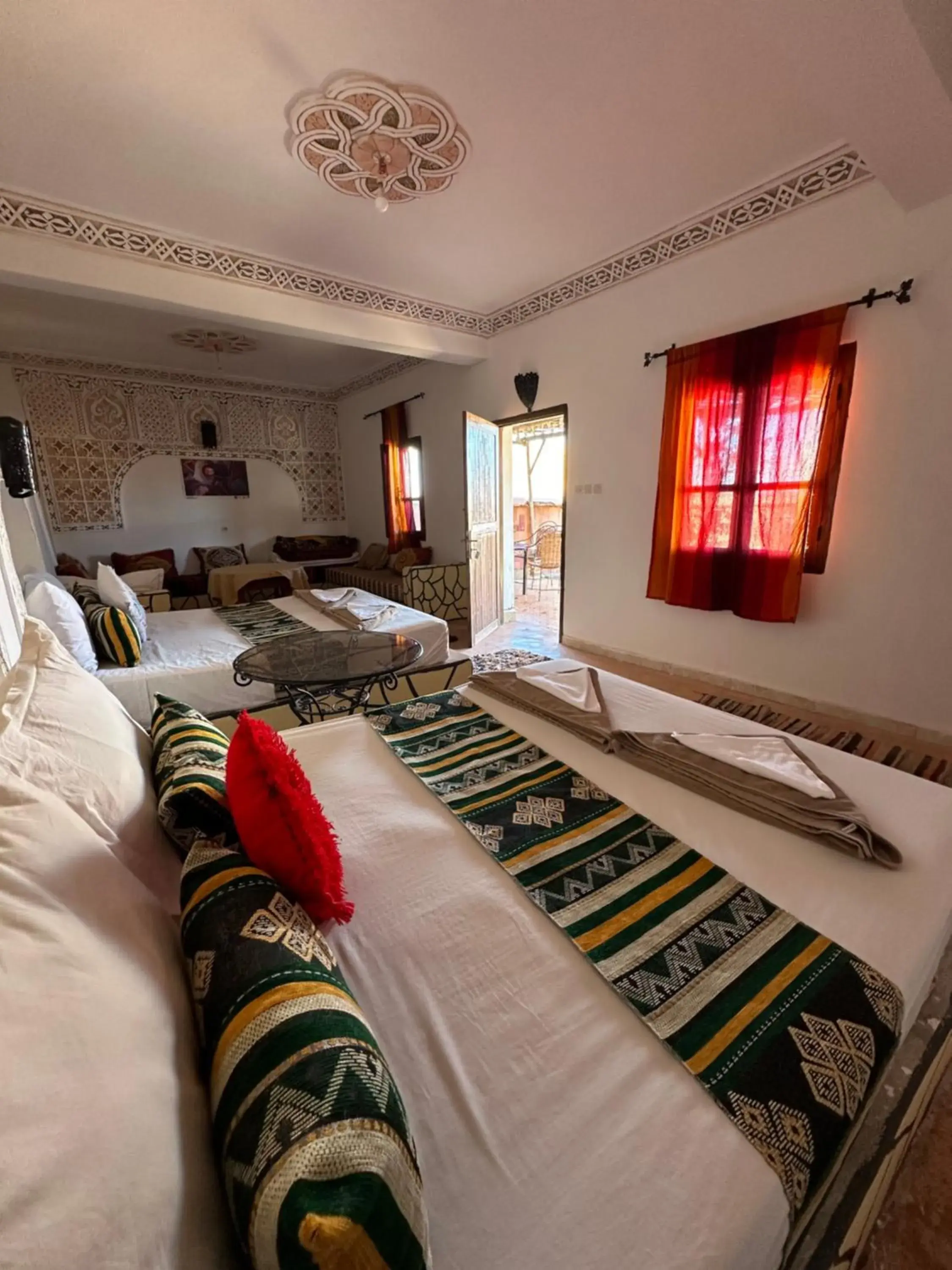 Quadruple Room in La Kasbah du Jardin Quadruple Room in La Kasbah du Jardin