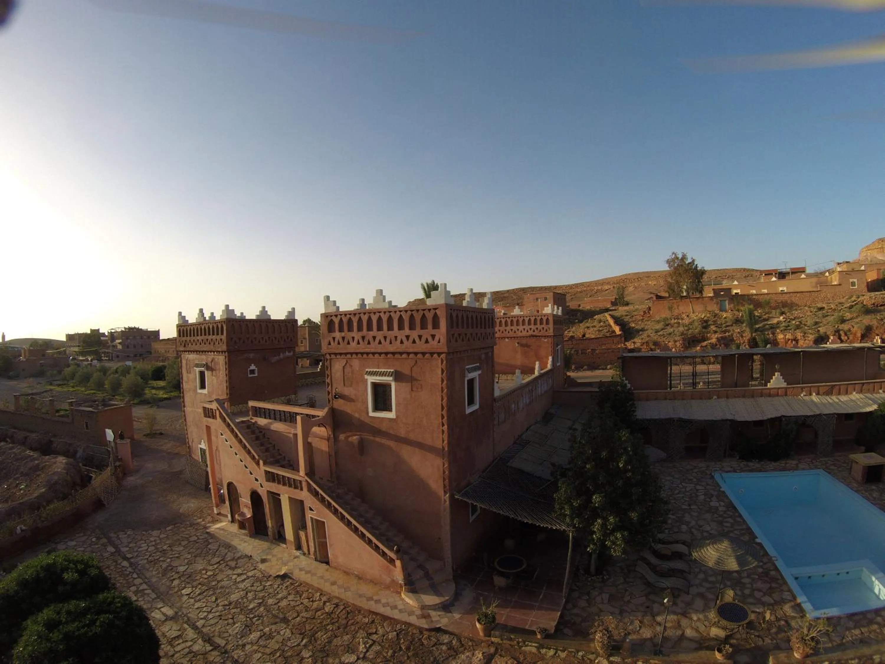 Bird's eye view in La Kasbah du Jardin
