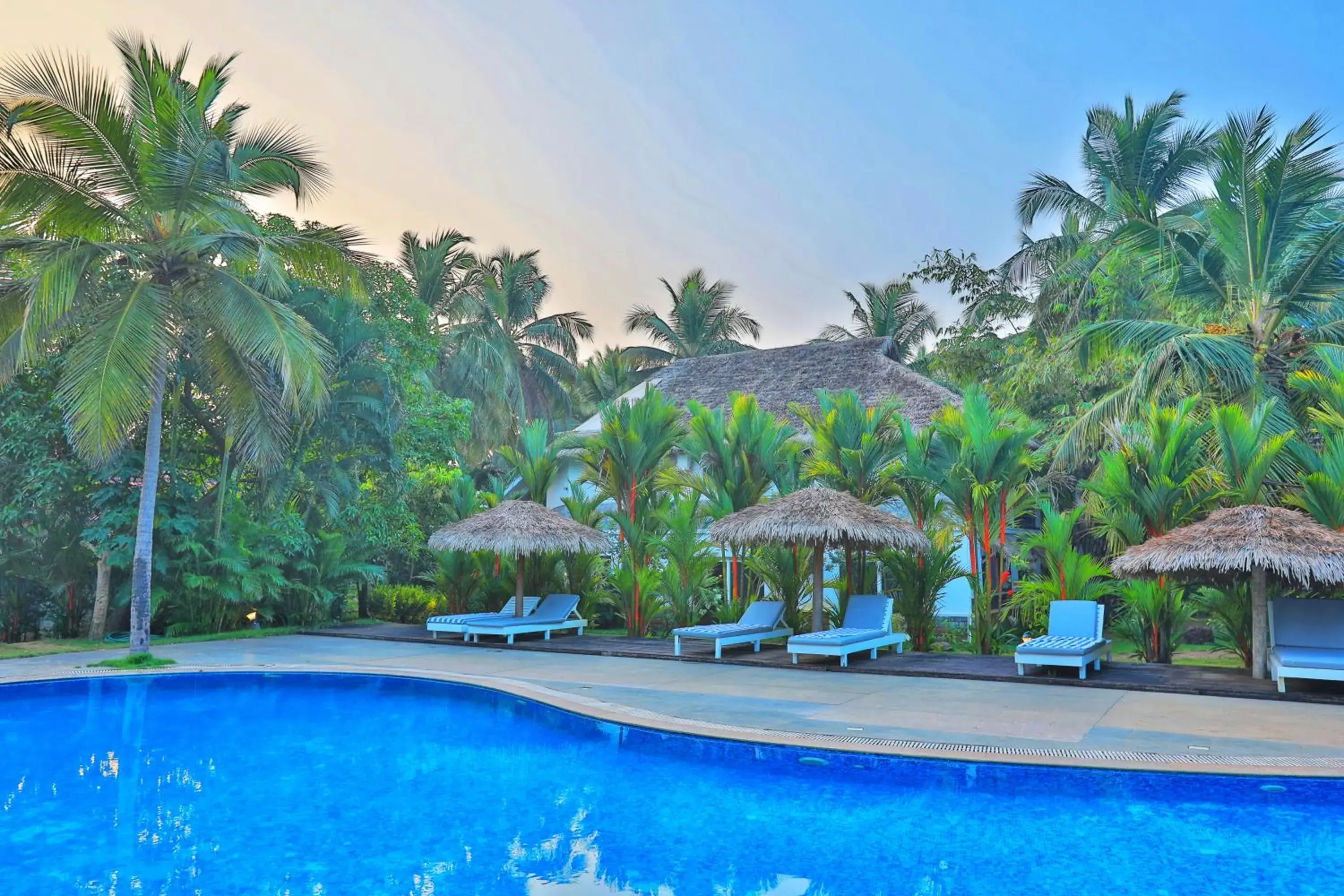 Swimming pool in Malabar Ocean Front Resort And Spa, Bekal Swimming pool in Malabar Ocean Front Resort And Spa, Bekal