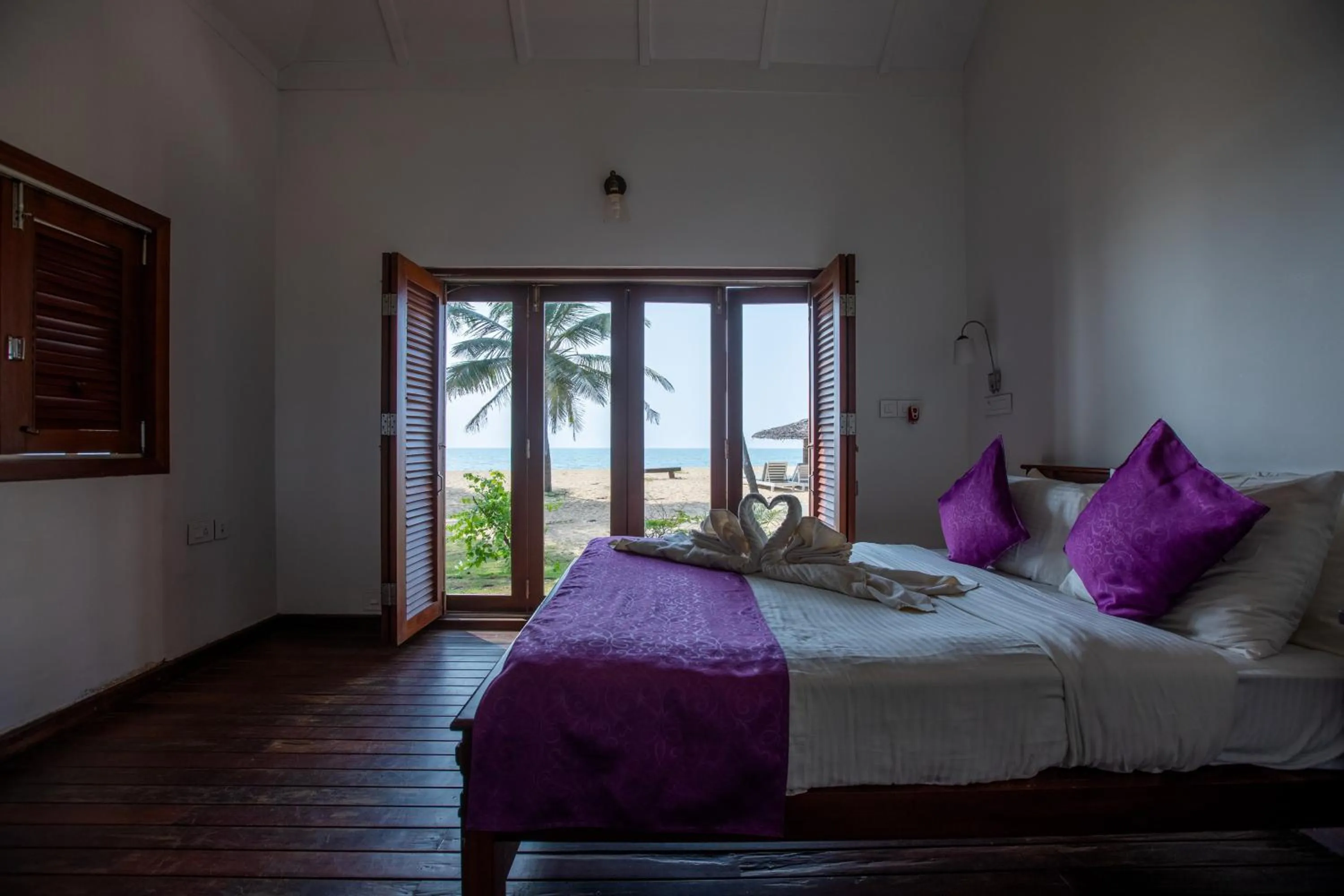 Sea view, Bed in Malabar Ocean Front Resort And Spa, Bekal