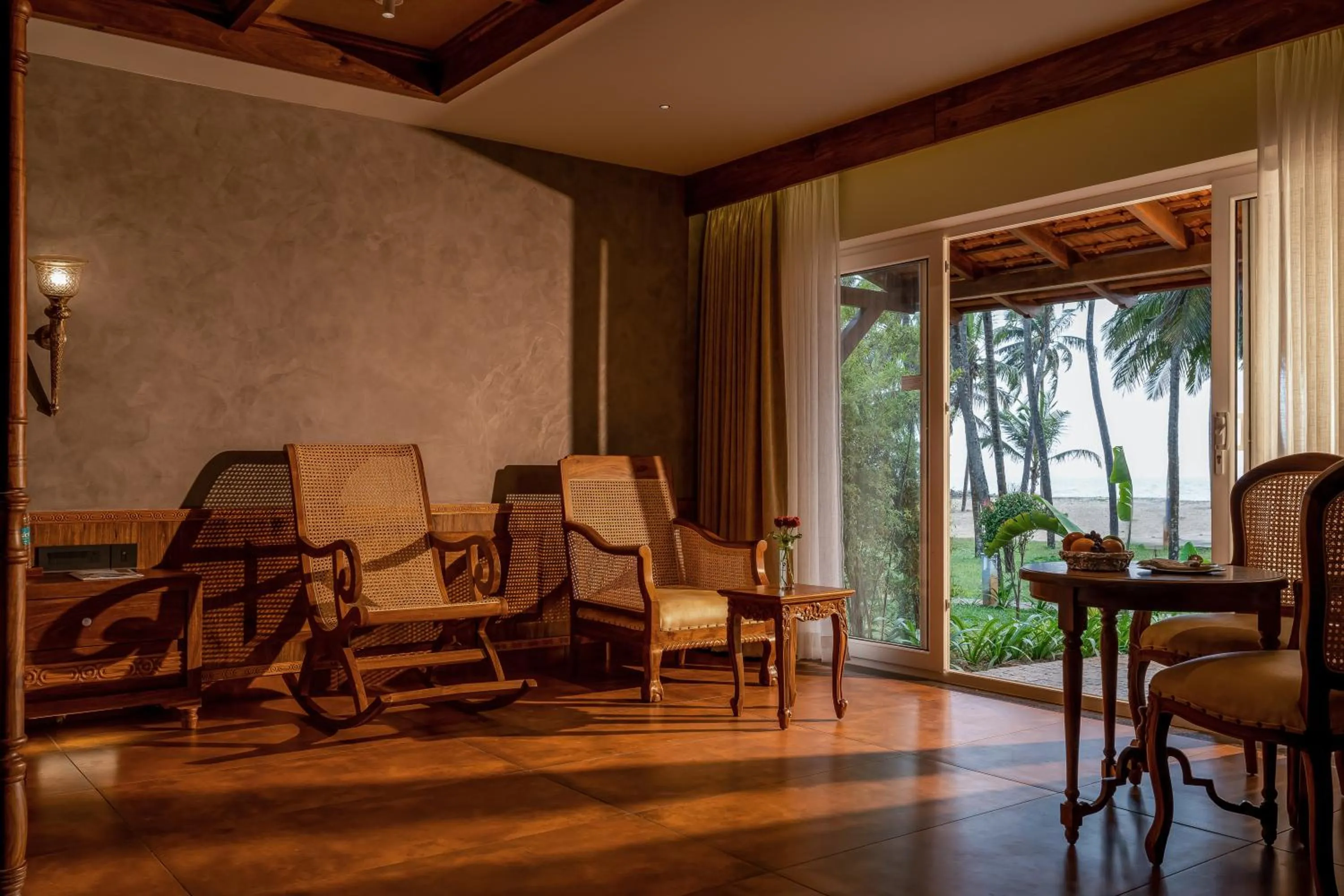 Seating area in Malabar Ocean Front Resort And Spa, Bekal