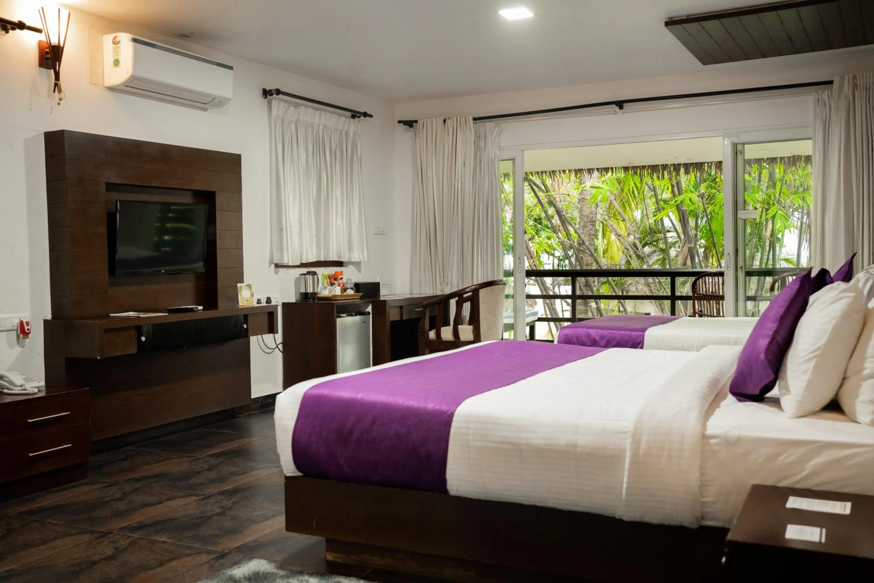 Bedroom, Bed in Malabar Ocean Front Resort And Spa, Bekal