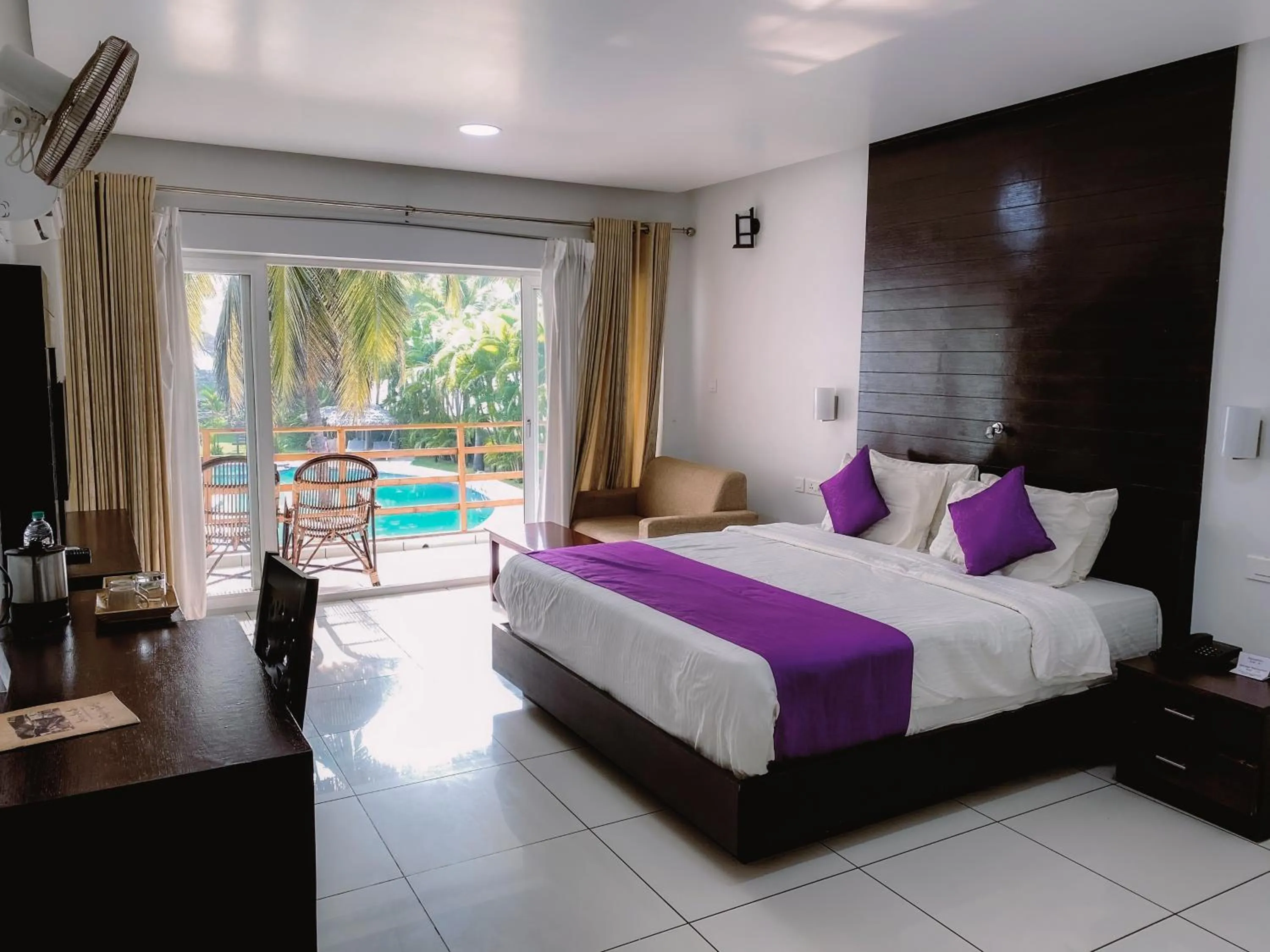Bedroom, Bed in Malabar Ocean Front Resort And Spa, Bekal