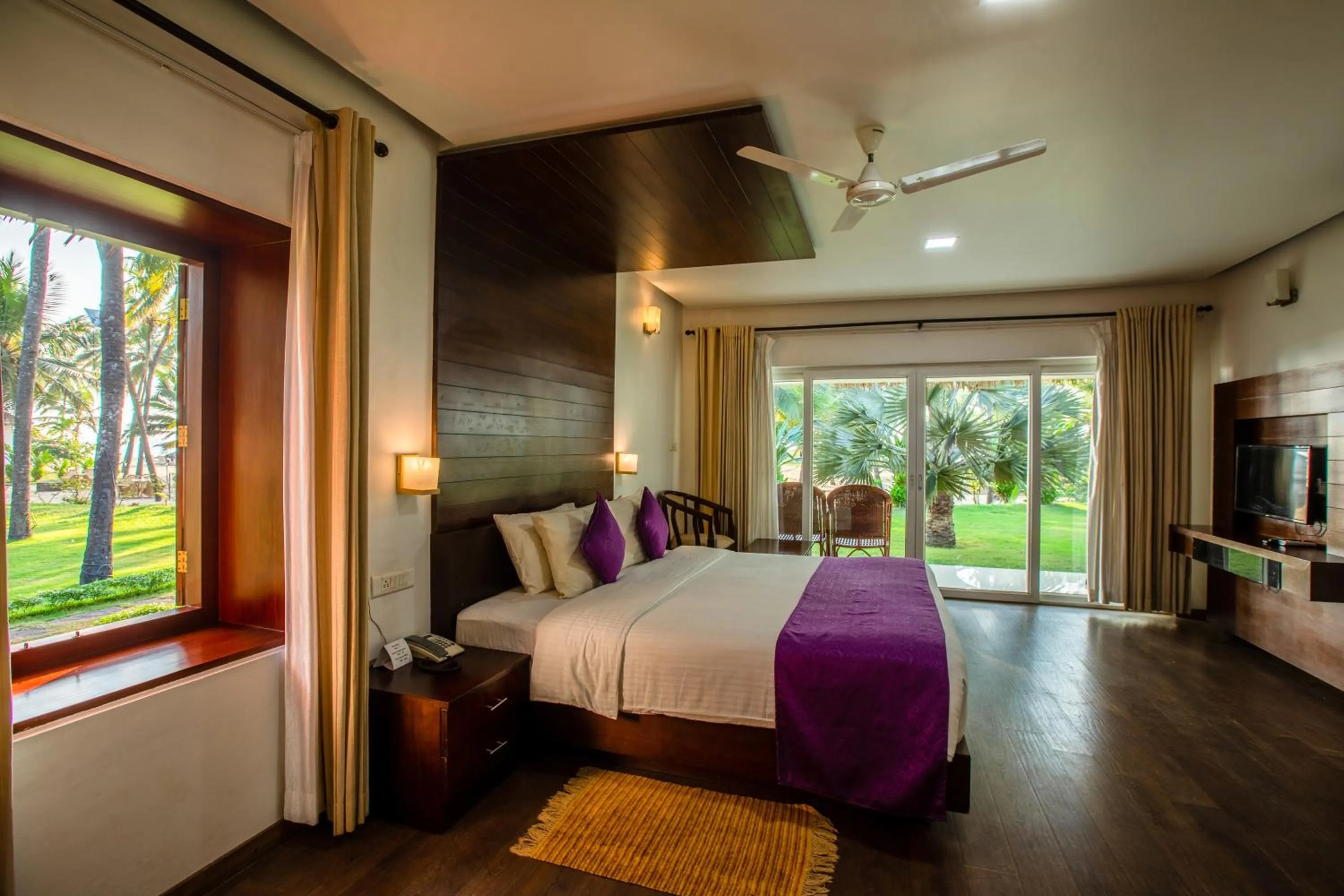 Bed in Malabar Ocean Front Resort And Spa, Bekal