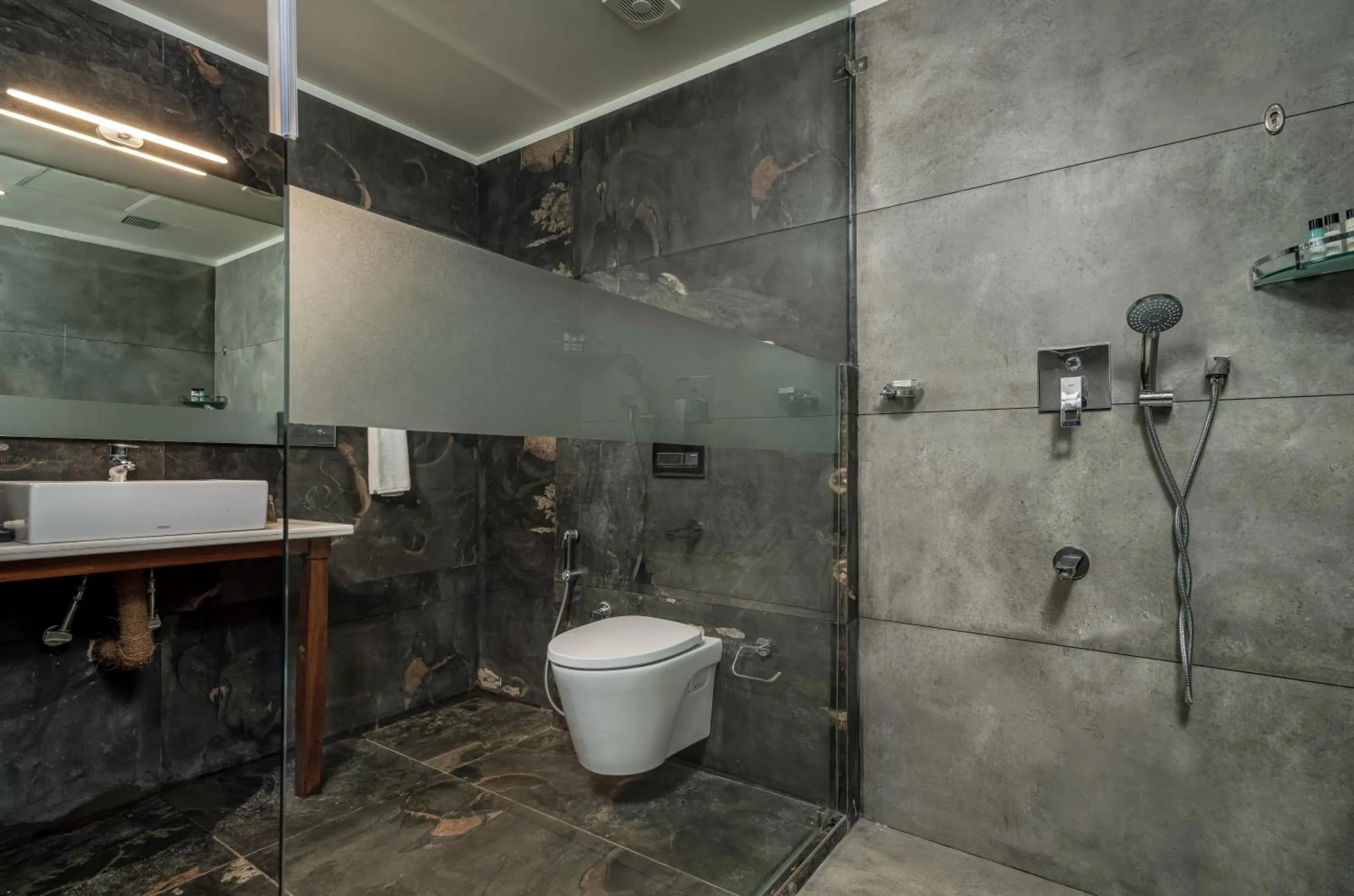 Bathroom in Malabar Ocean Front Resort And Spa, Bekal