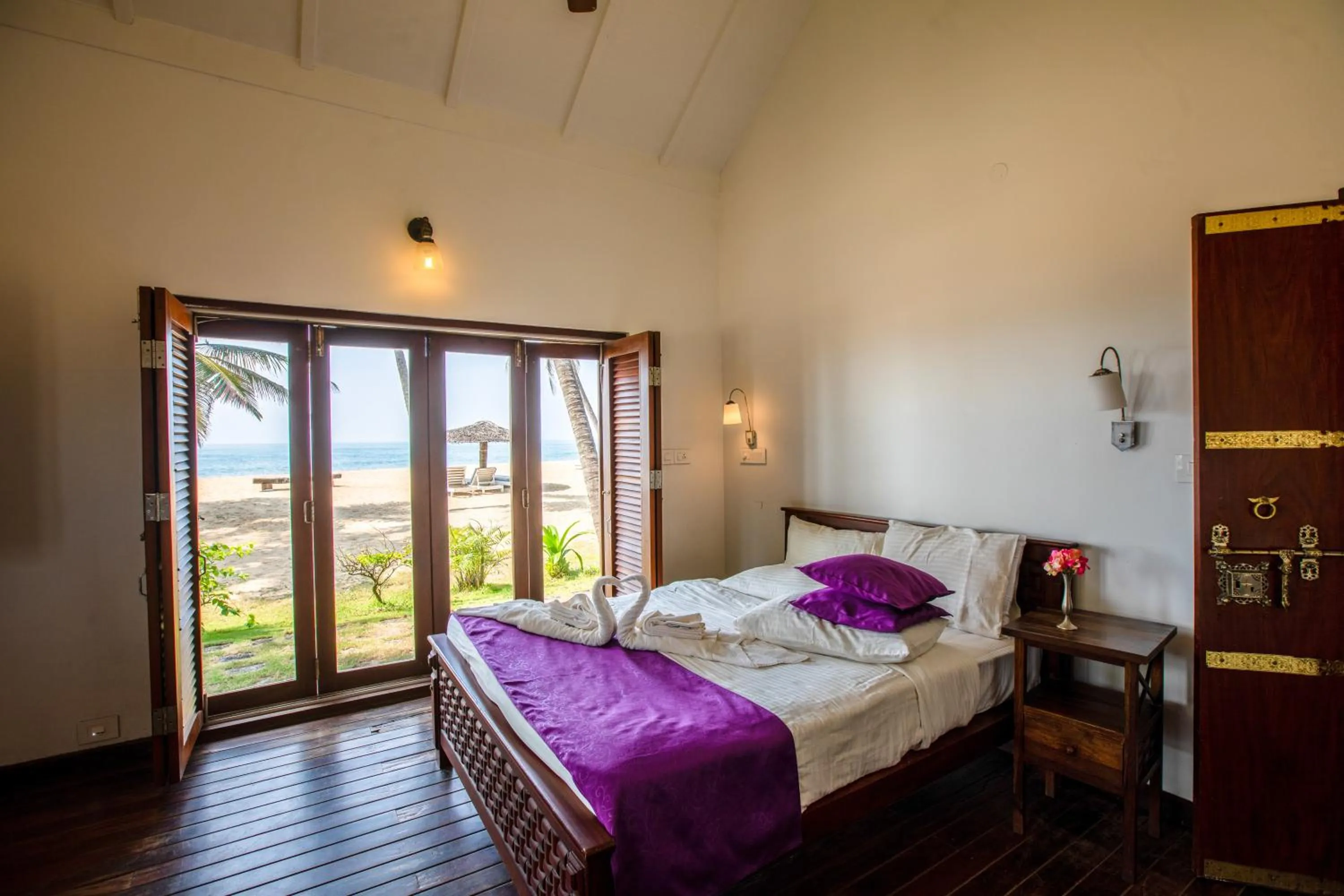 Bedroom, Bed in Malabar Ocean Front Resort And Spa, Bekal