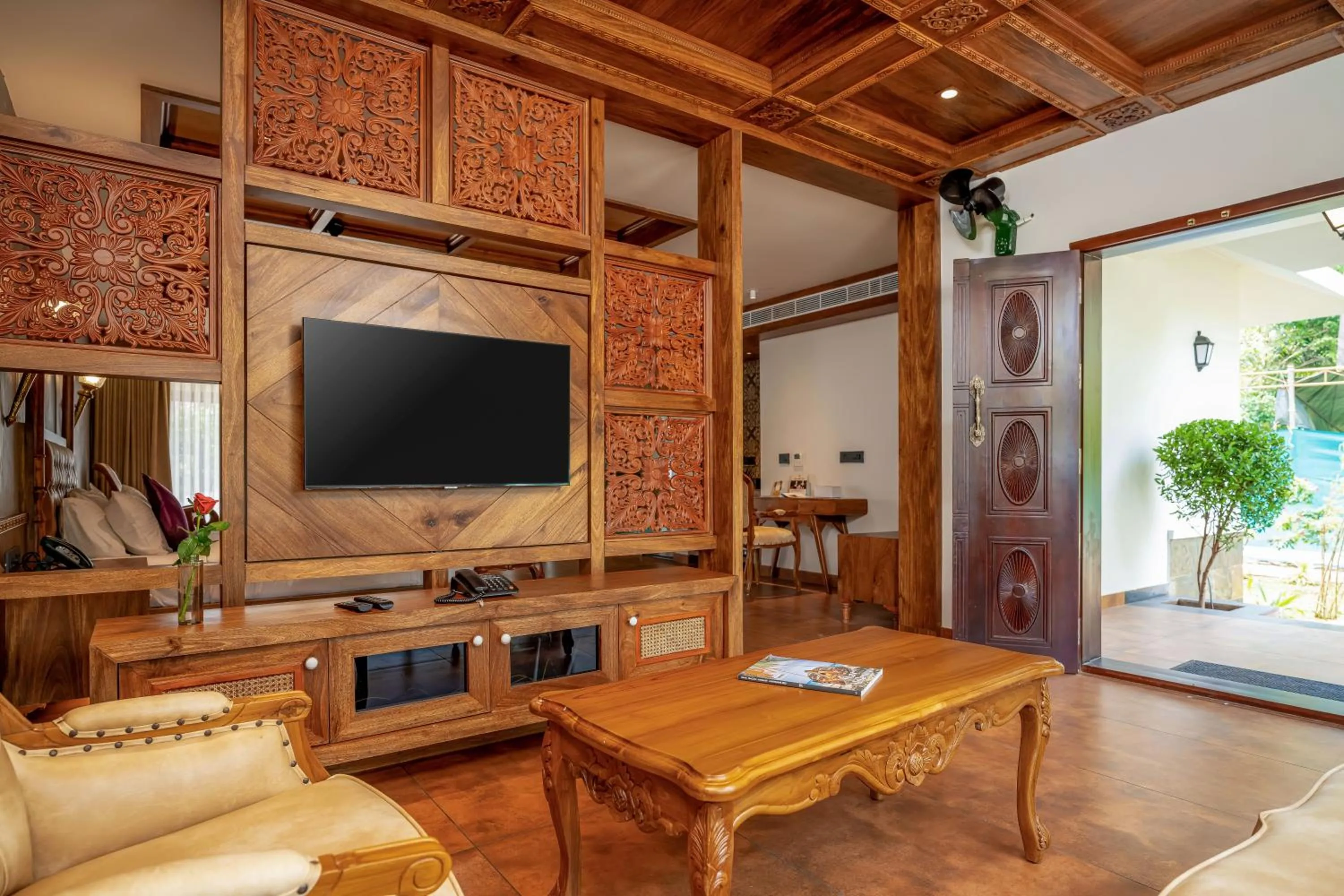 Living room in Malabar Ocean Front Resort And Spa, Bekal