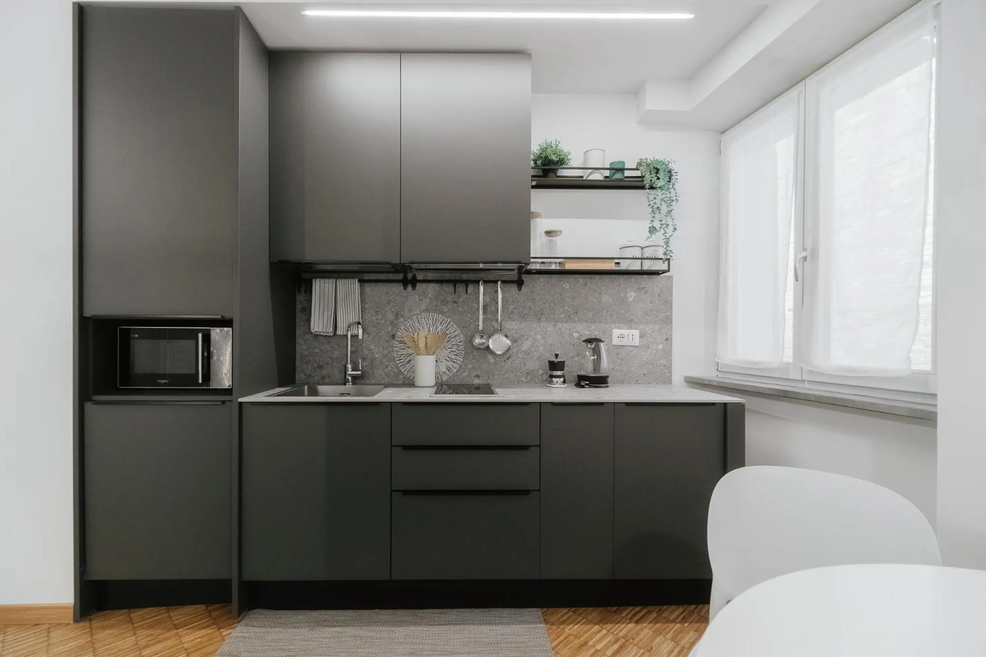 Kitchen or kitchenette in Residence Degli Aranci - Casêta