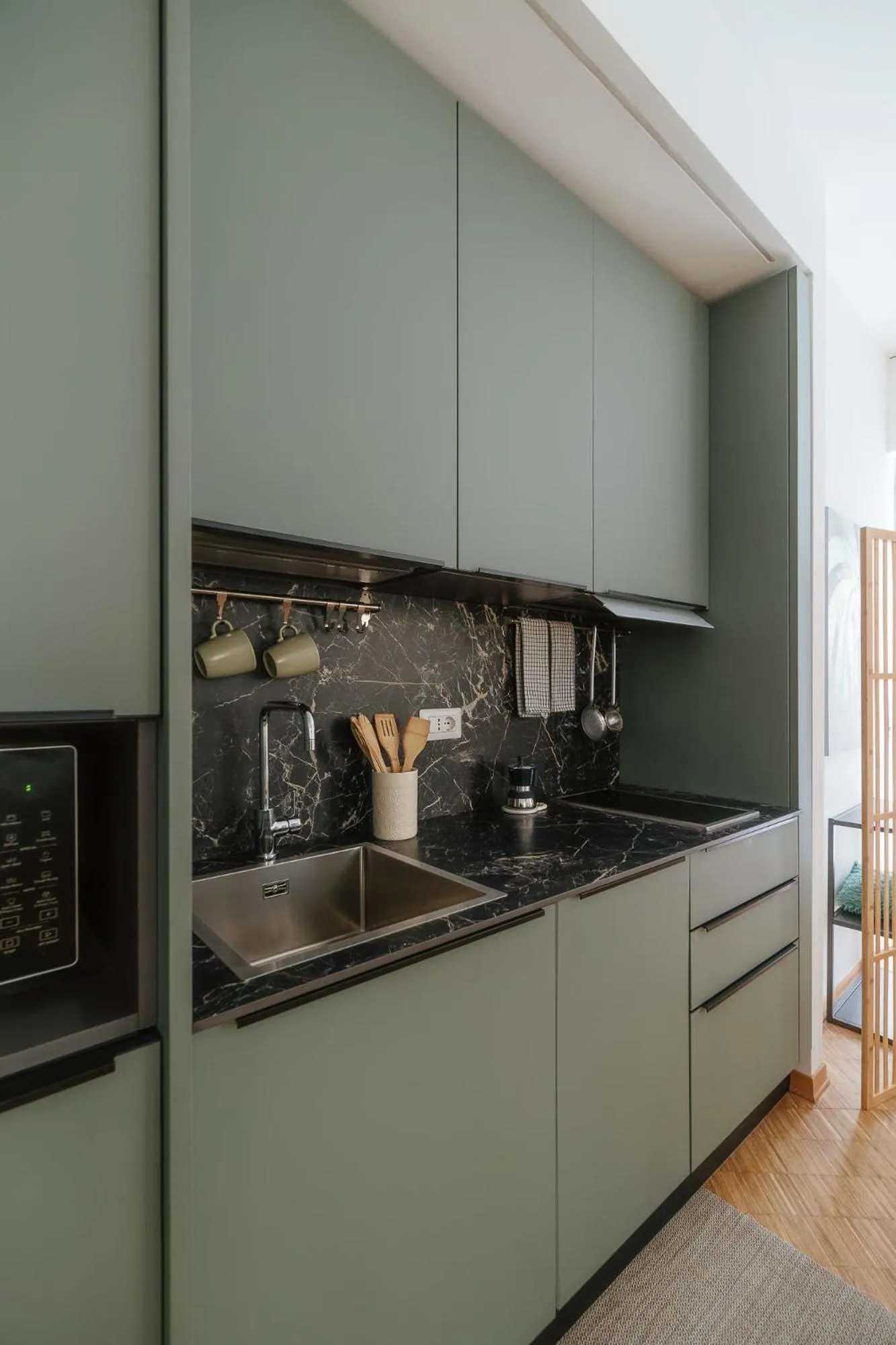 Kitchen or kitchenette in Residence Degli Aranci - Casêta