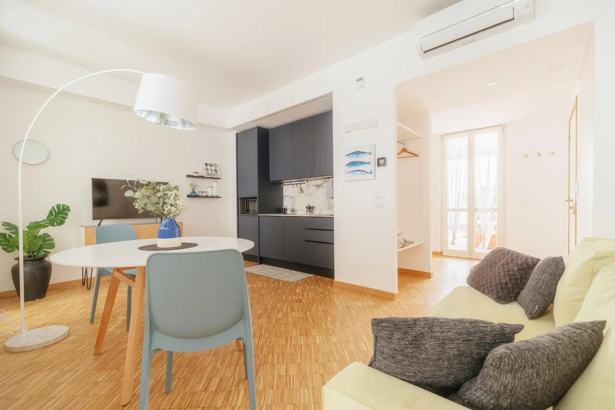 Kitchen or kitchenette in Residence Degli Aranci - Casêta