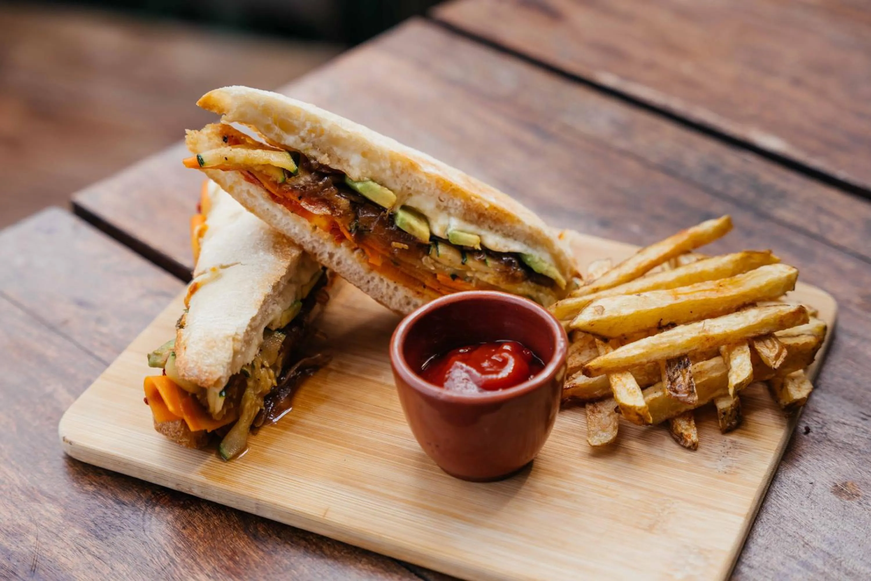 Restaurant/places to eat in Casa 1800 Ataco Hotel Boutique