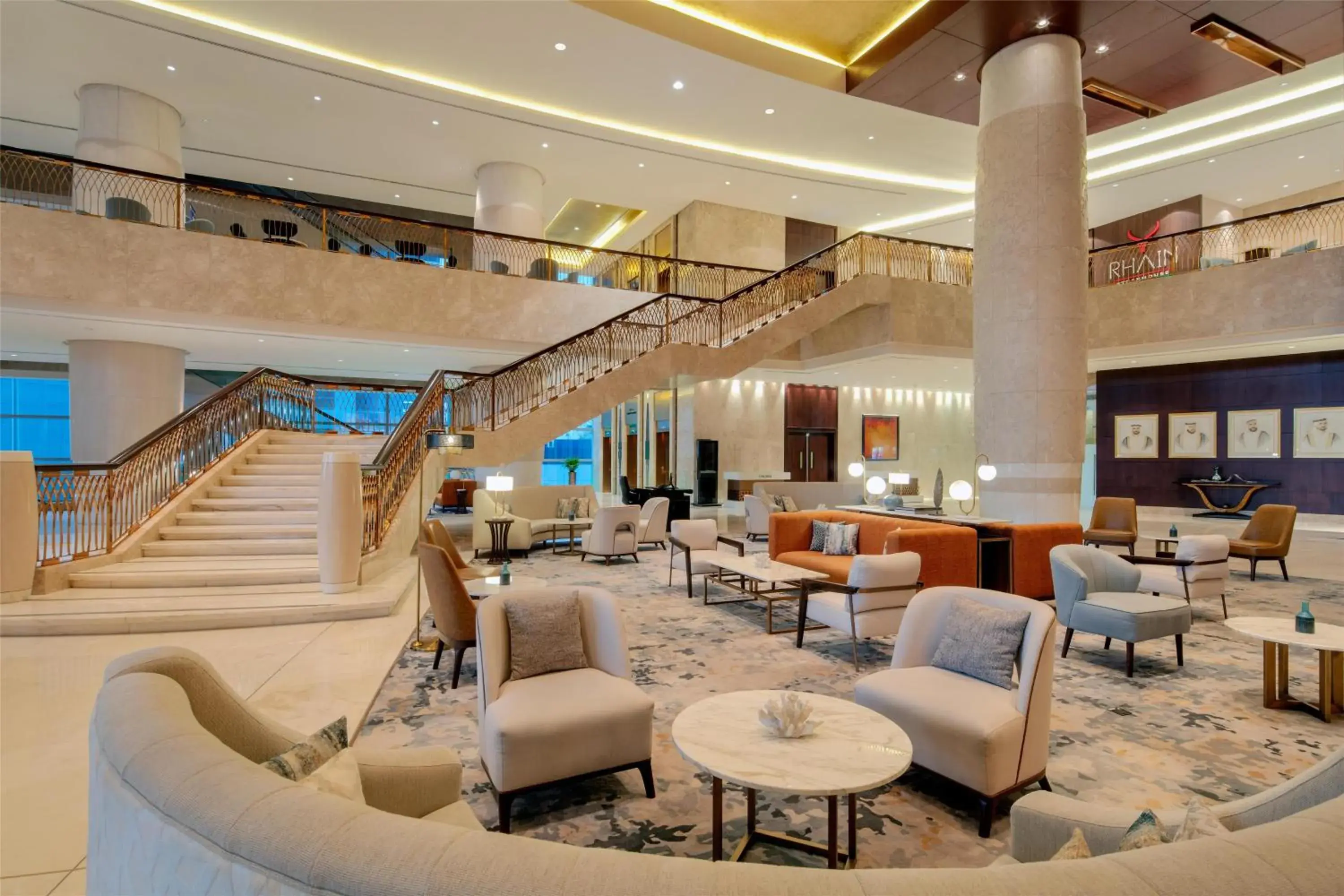 Lobby or reception in Conrad Dubai Lobby or reception in Conrad Dubai