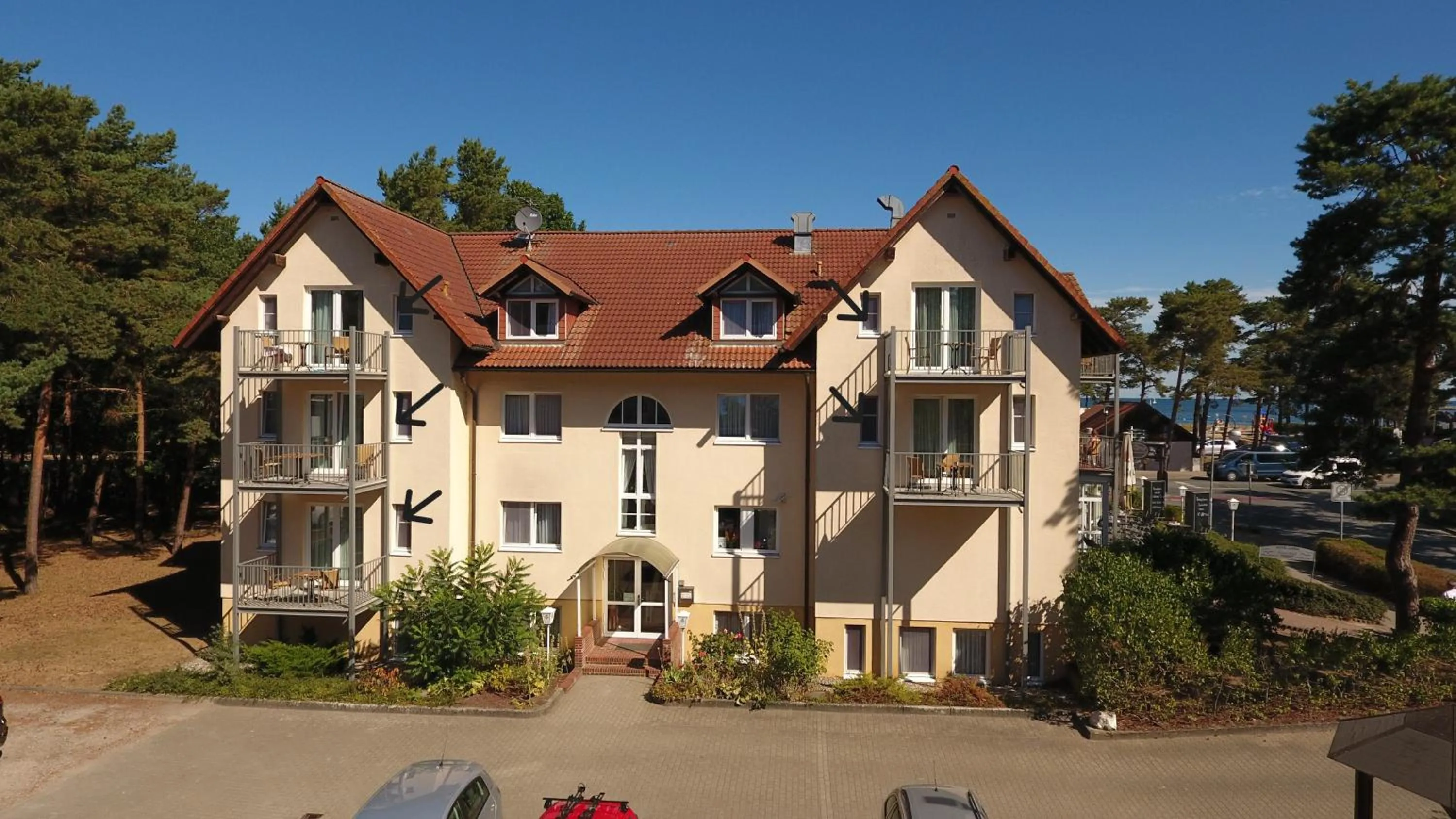 Property building in Hotel Garni Meeresblick