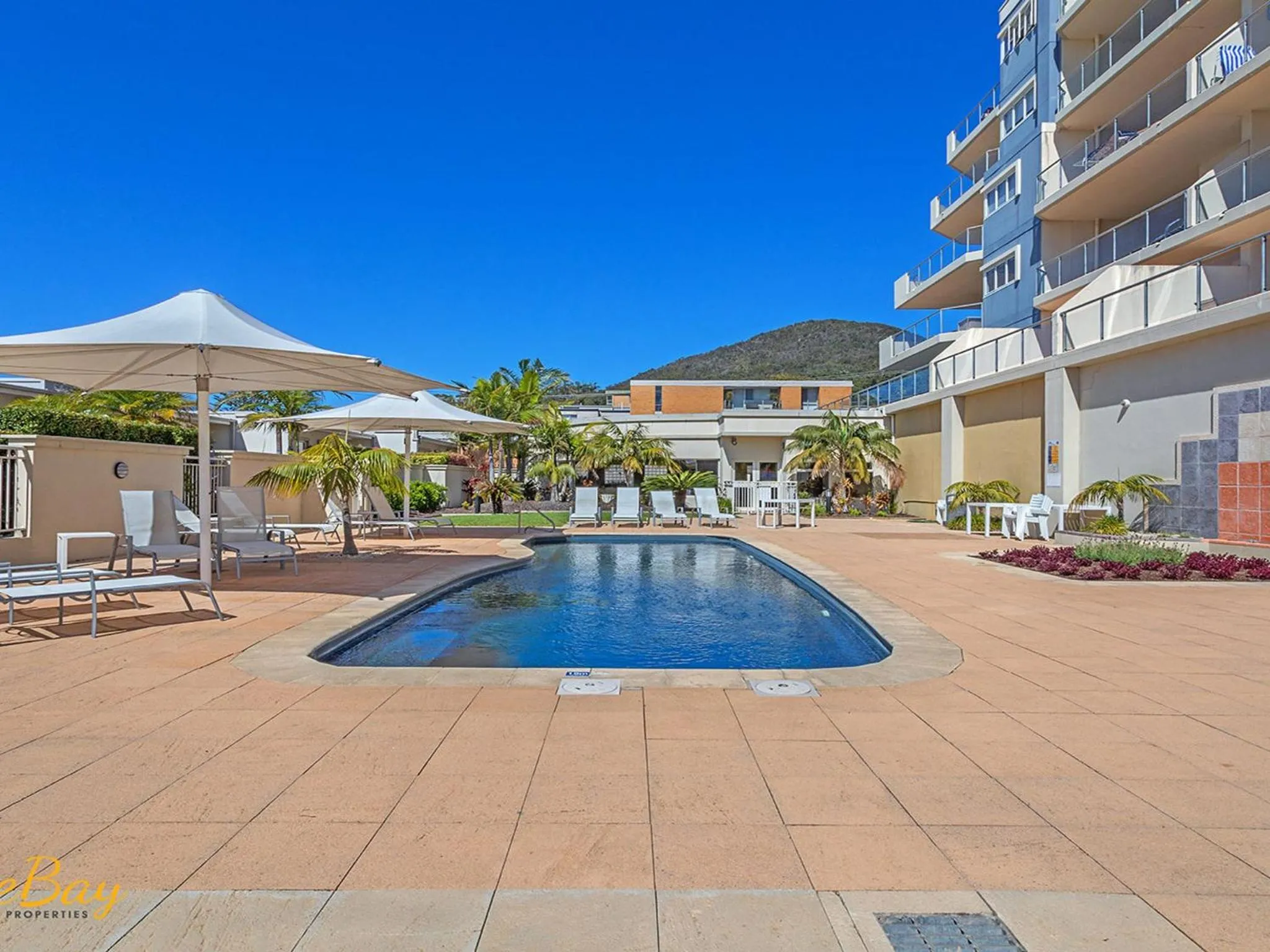 Swimming pool in Breakwater Apartment 402