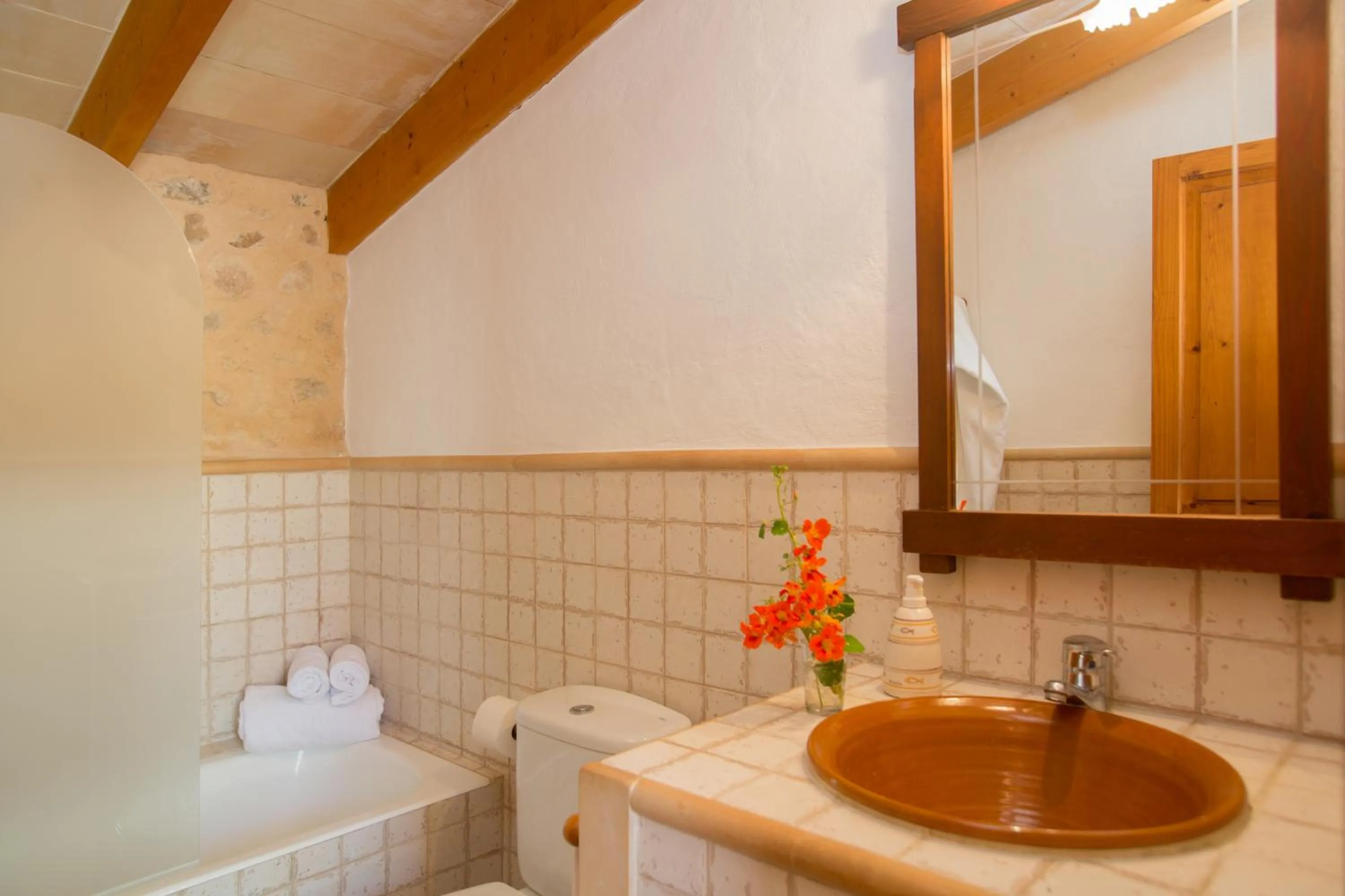Bathroom in Agroturismo Es Pla De Llodrá