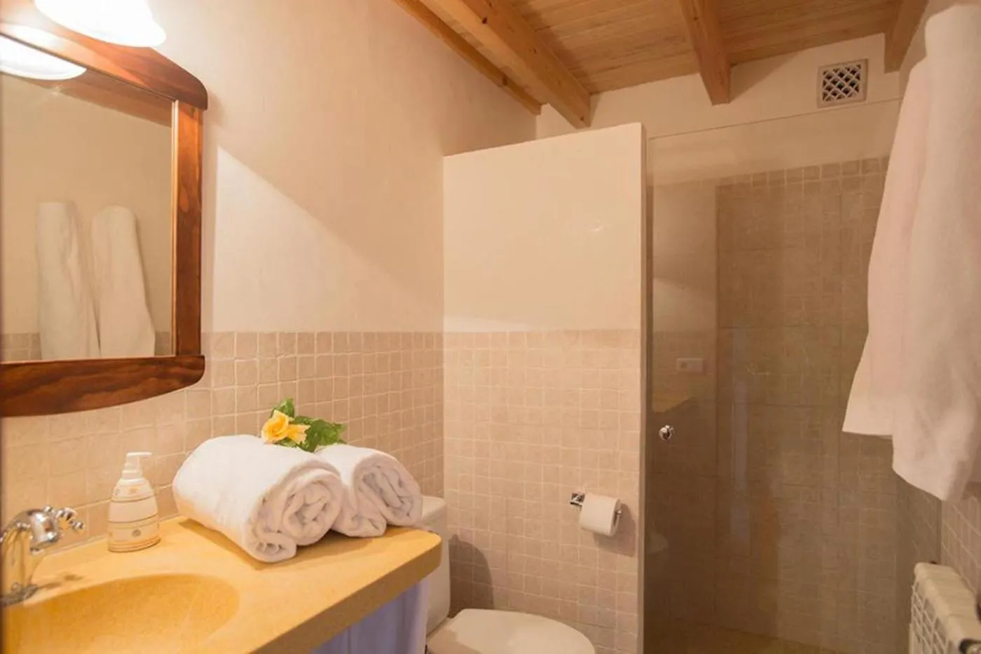Bathroom in Agroturismo Es Pla De Llodrá