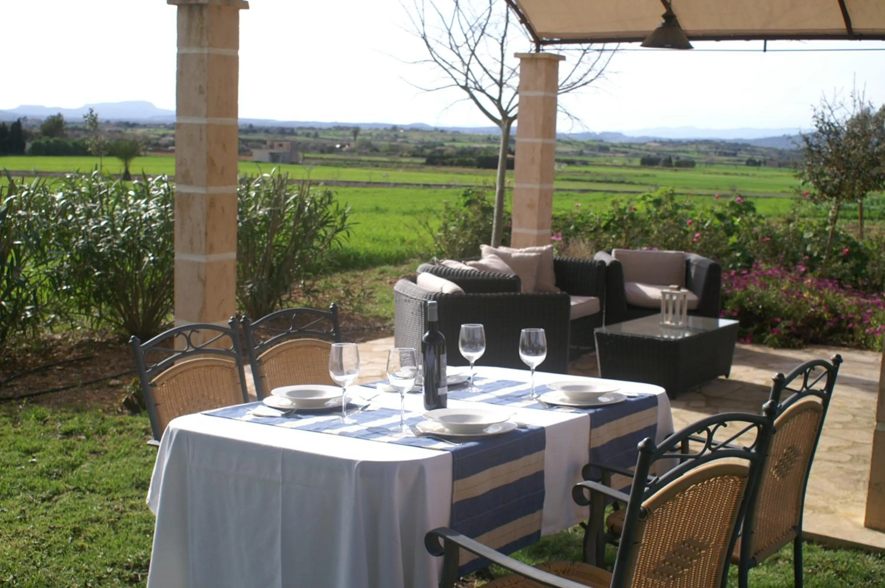 Balcony/Terrace in Agroturismo Es Pla De Llodrá