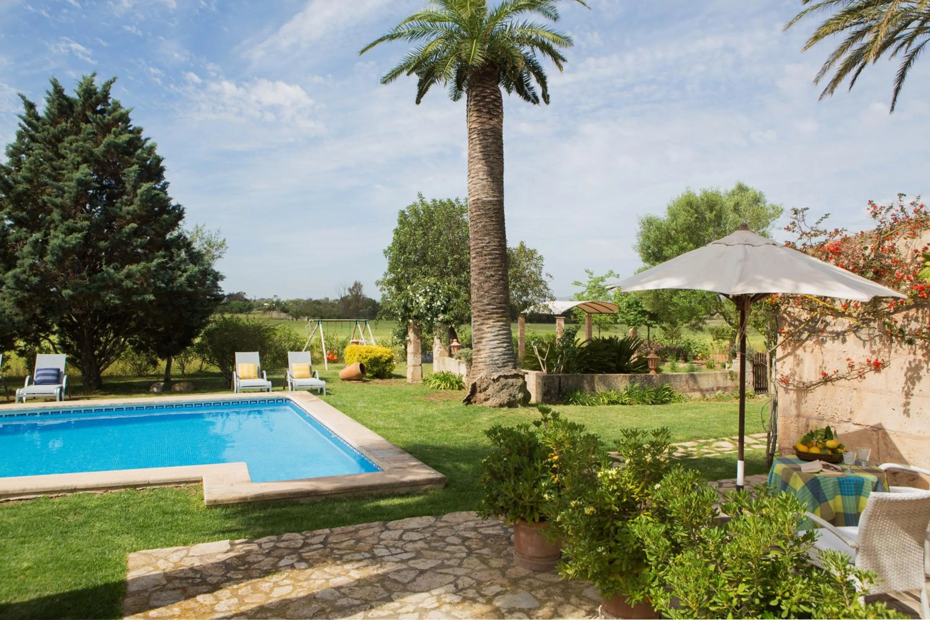 Swimming pool in Agroturismo Es Pla De Llodrá