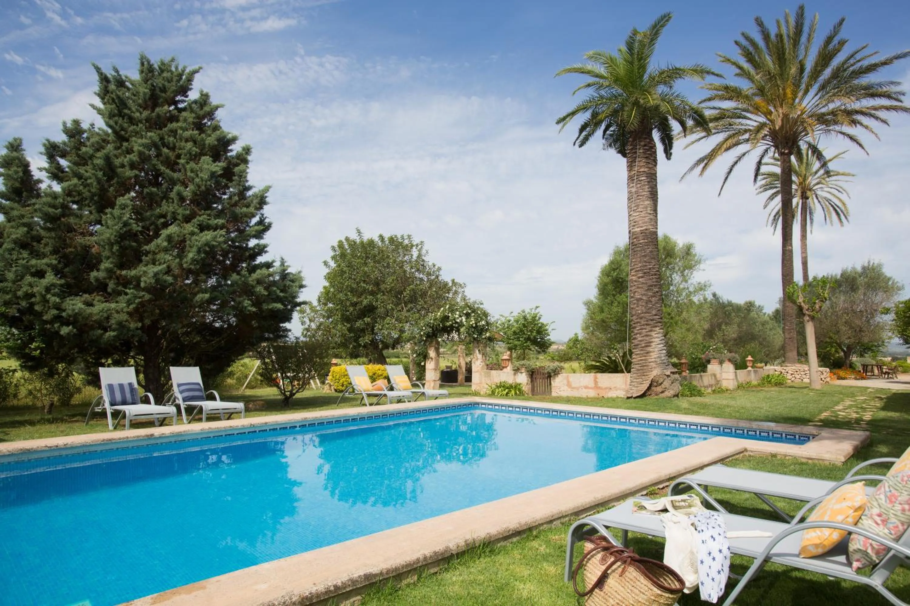 Swimming pool in Agroturismo Es Pla De Llodrá