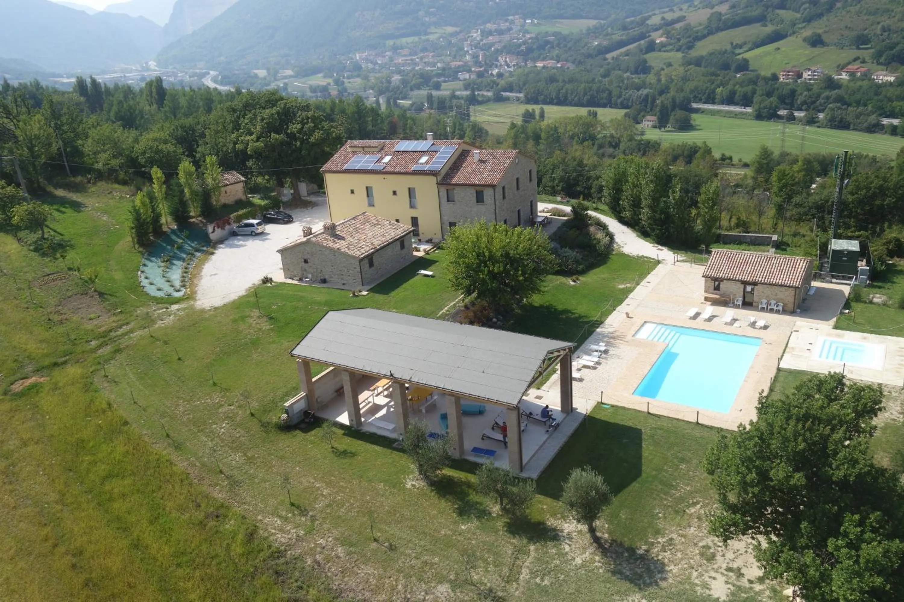 Bird's eye view in Amico Country House