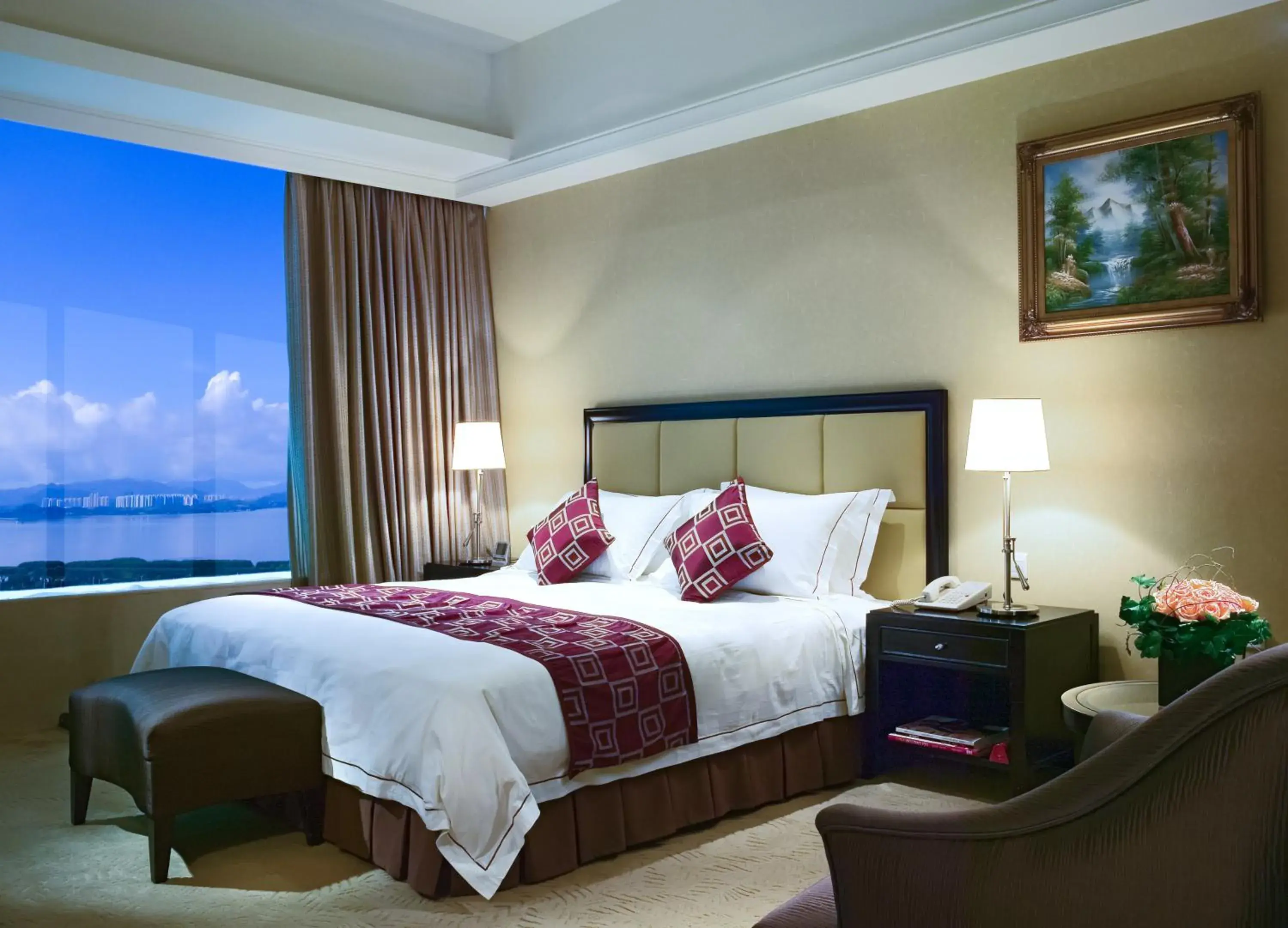 Bed in Oriental Ginza Hotel Shenzhen Bed in Oriental Ginza Hotel Shenzhen