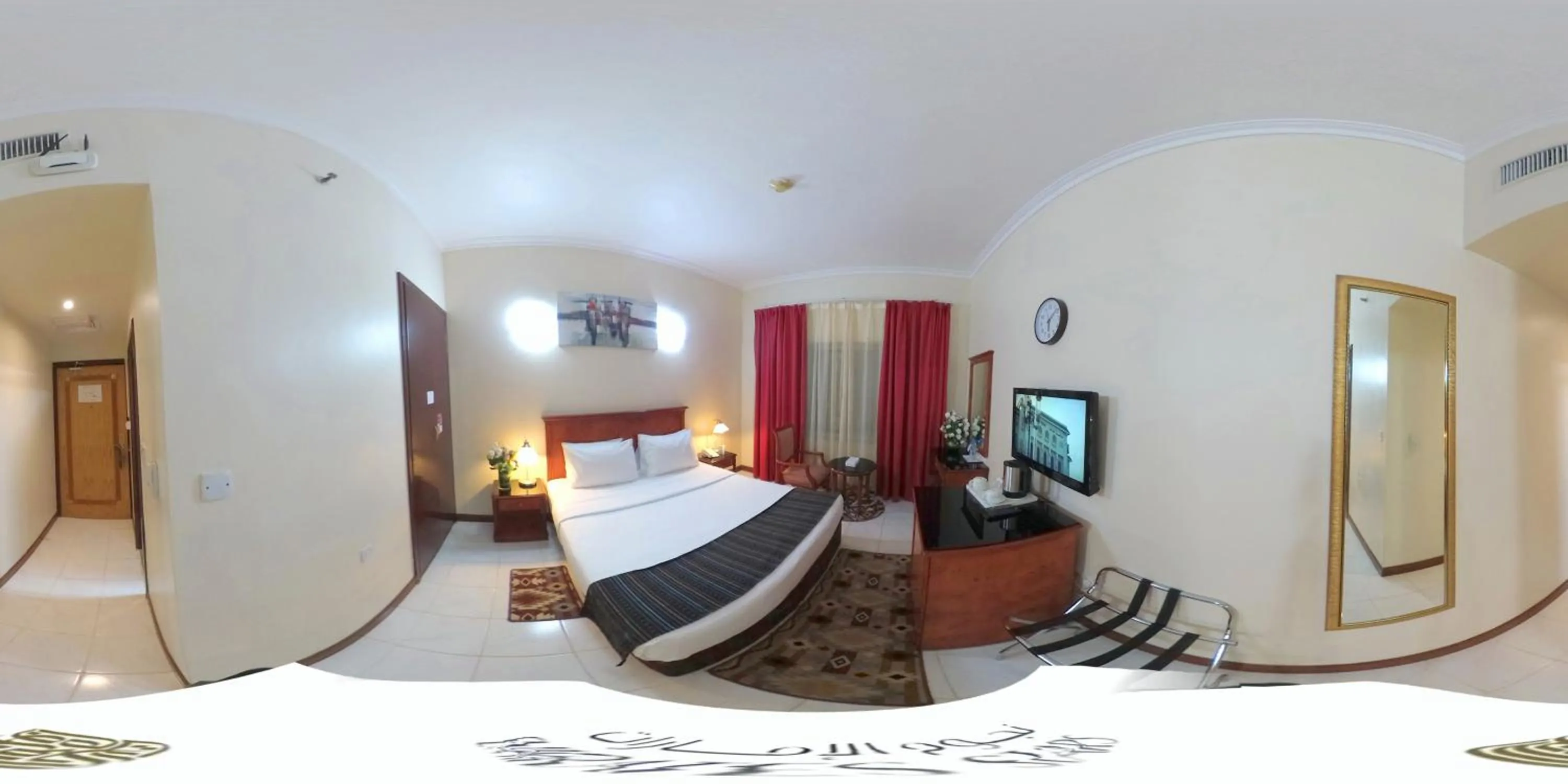 Photo of the whole room, Bed in Nejoum Al Emarat