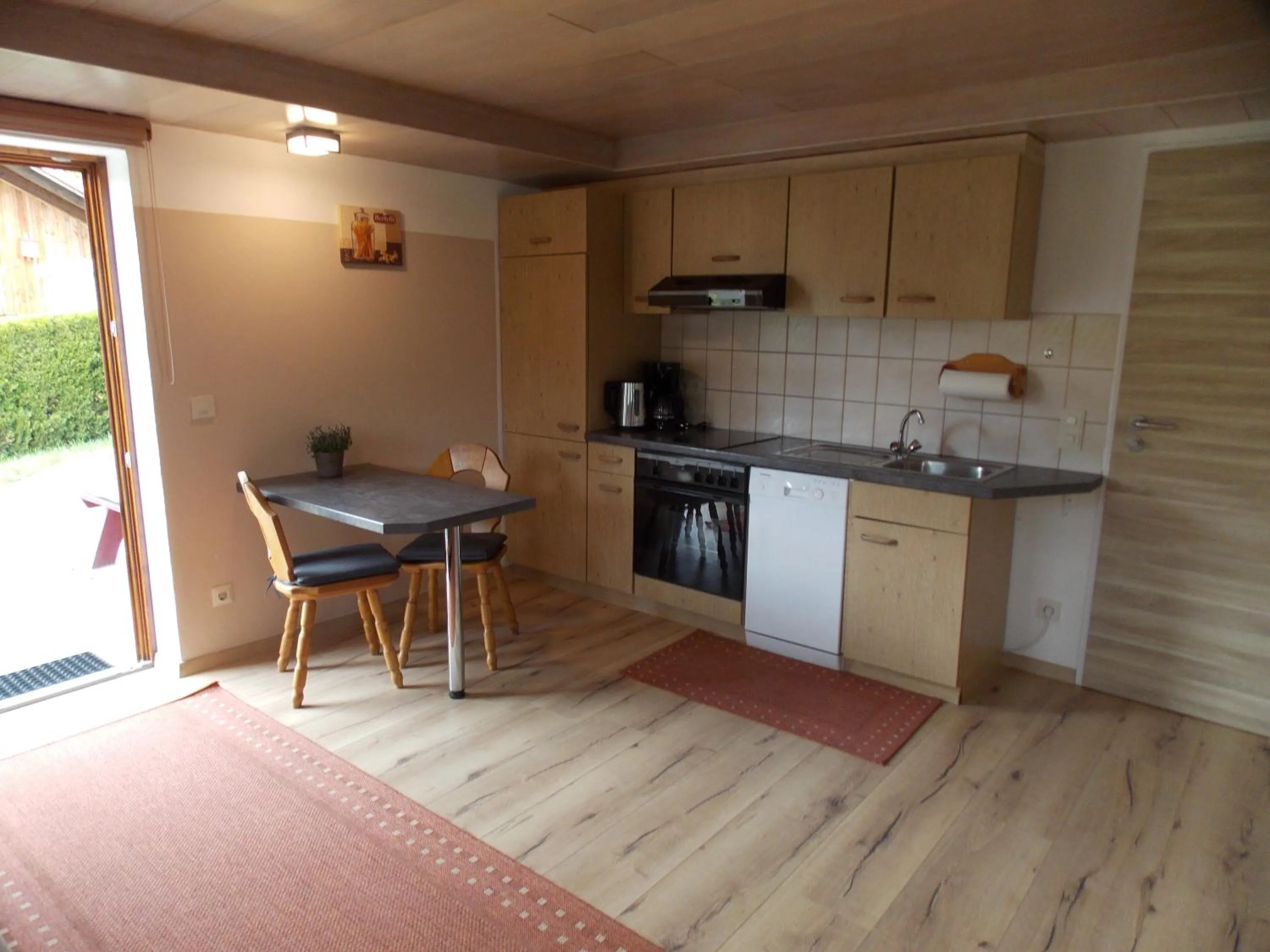 Kitchen or kitchenette in Ferienwohnung Dimpfl-Stad´l Fam. Lemberger
