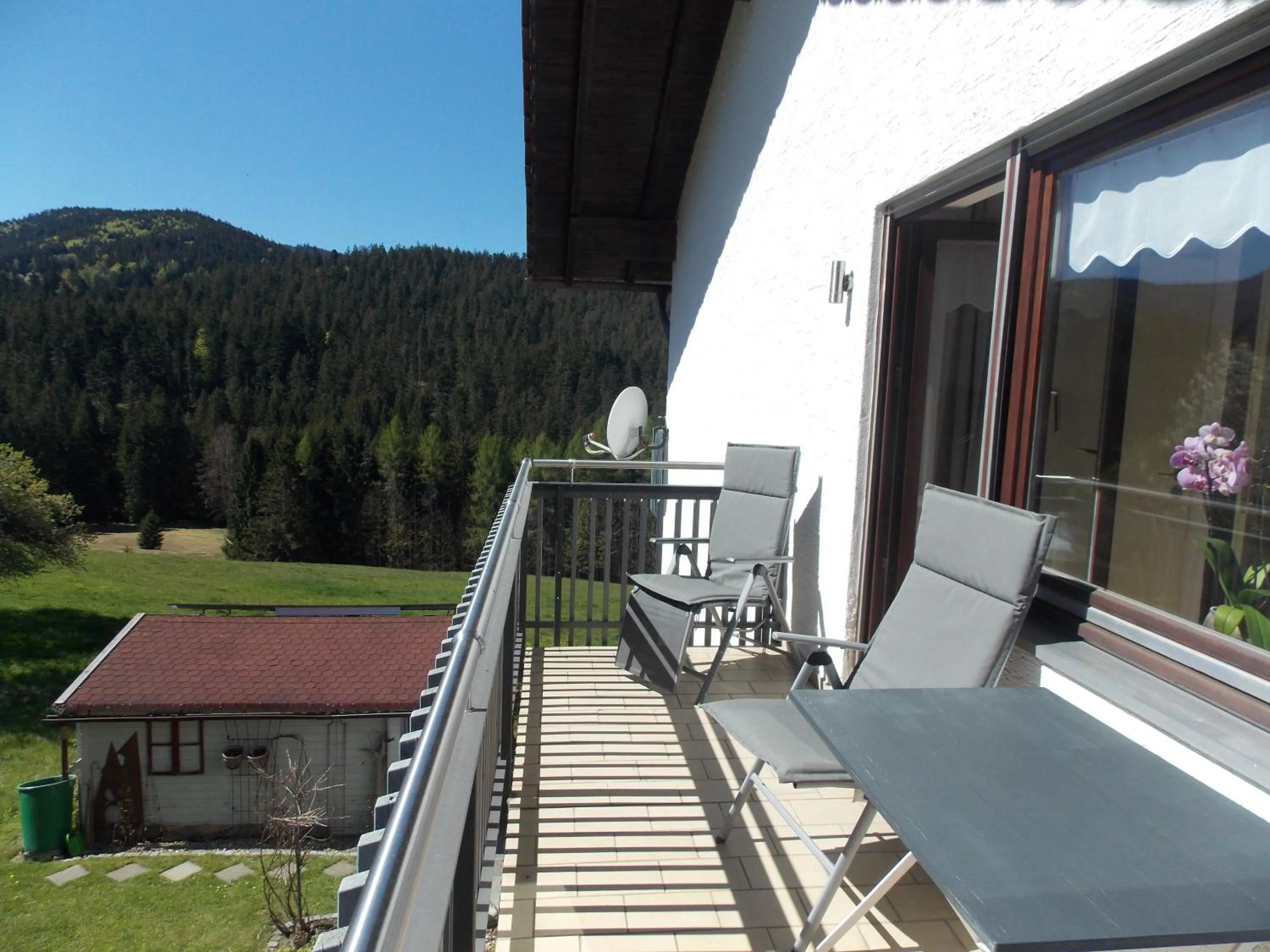 Balcony/Terrace in Ferienwohnung Dimpfl-Stad´l Fam. Lemberger