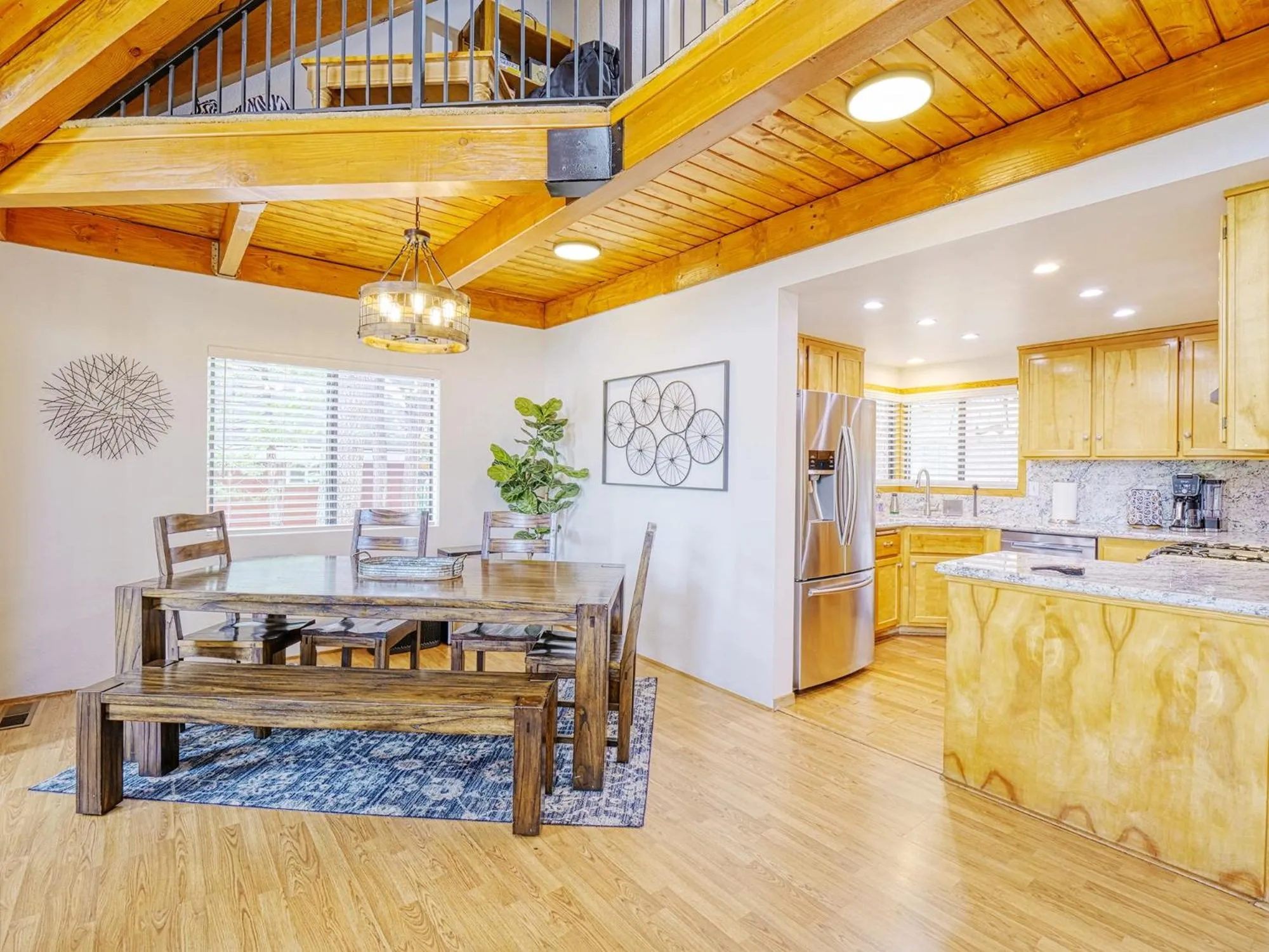 Dining area in Kid's Paradise! Ball Pit 2 Lofts Lakeview 5 bd, 3ba