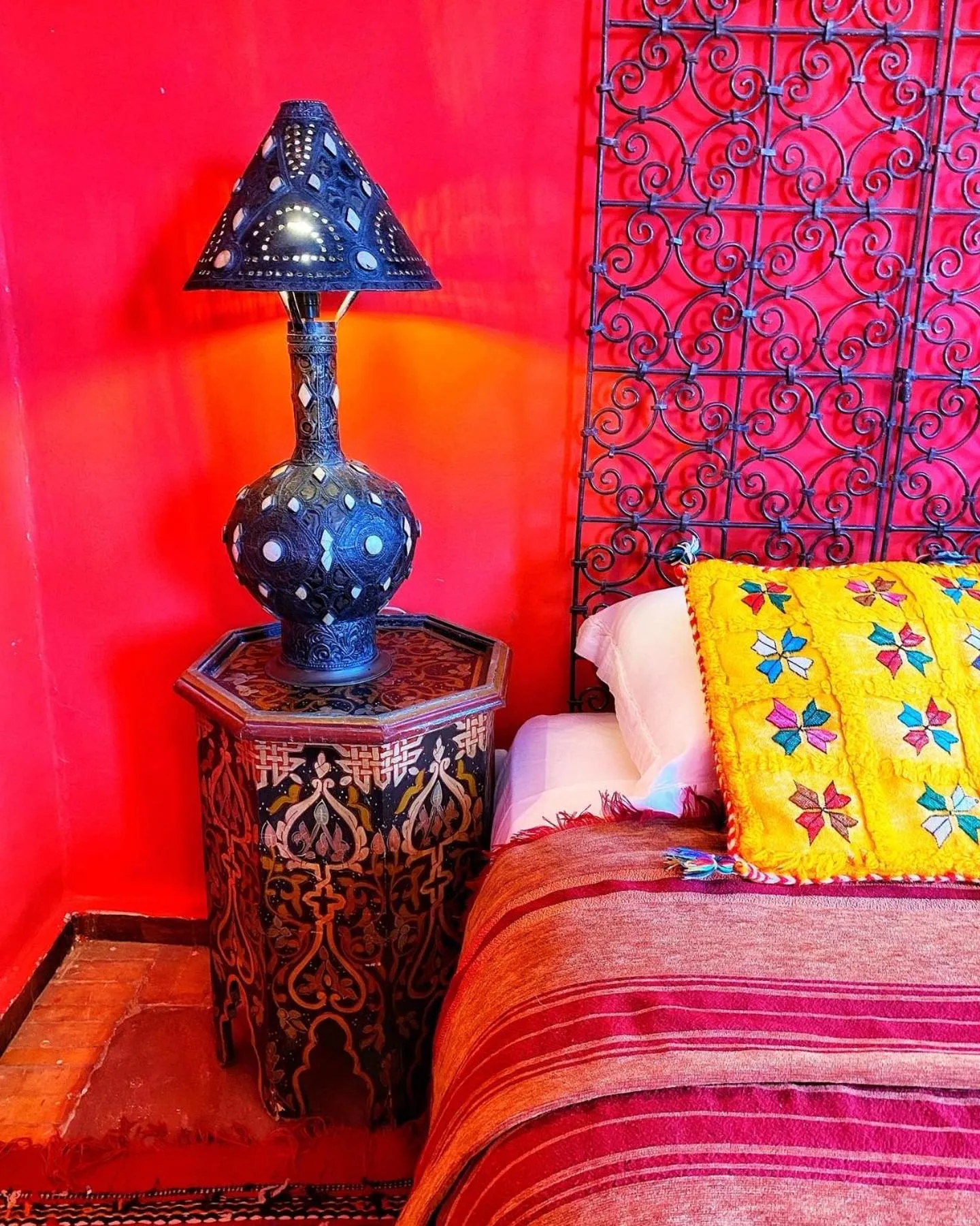 Bed in Riad Al Nour