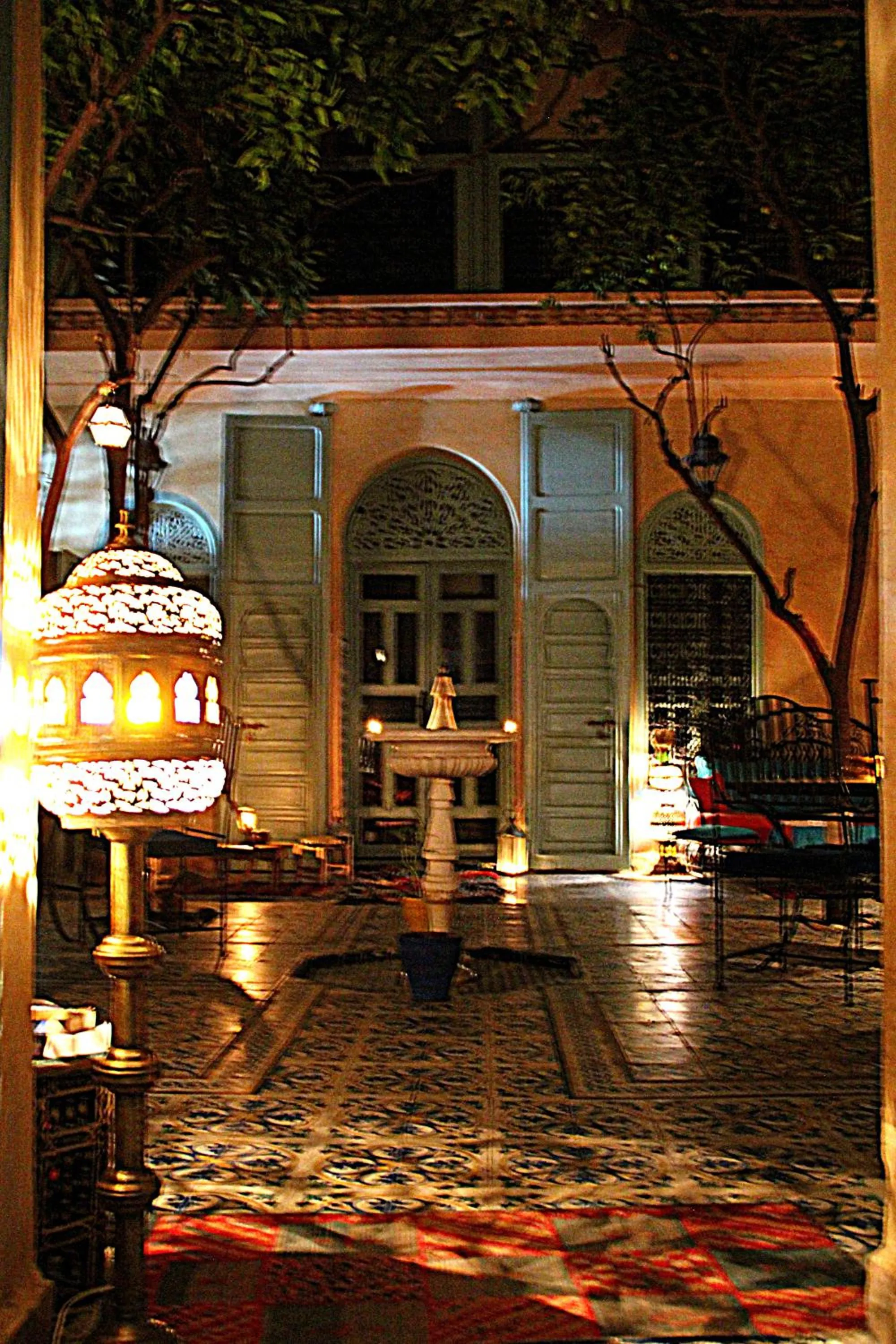Decorative detail in Riad Al Nour