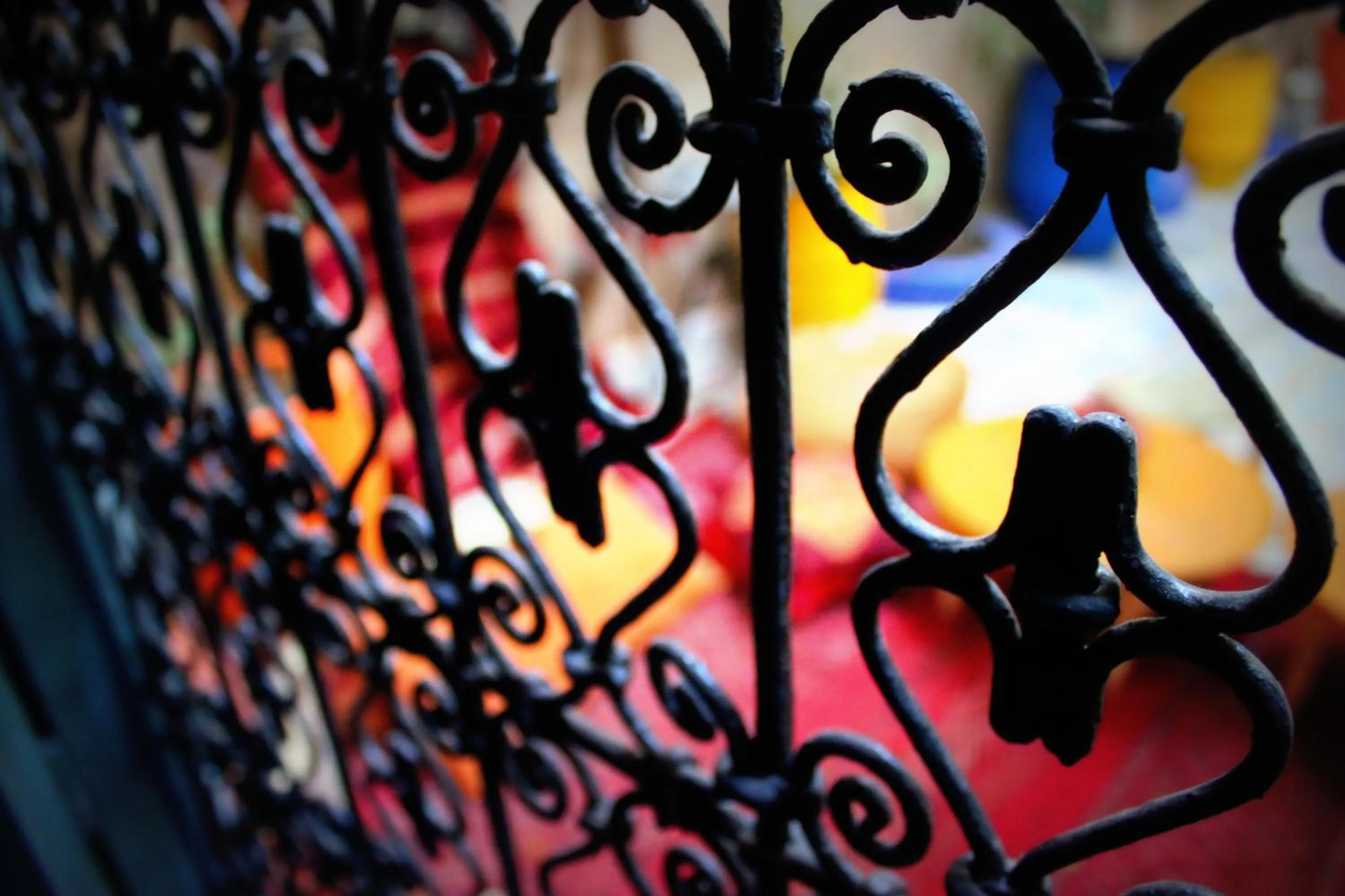 Decorative detail in Riad Al Nour