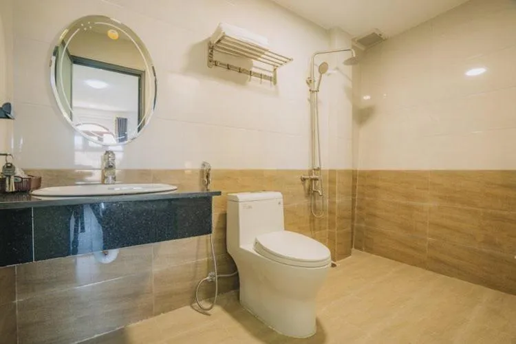 Bathroom in Đà Lạt Cam ly Hotel