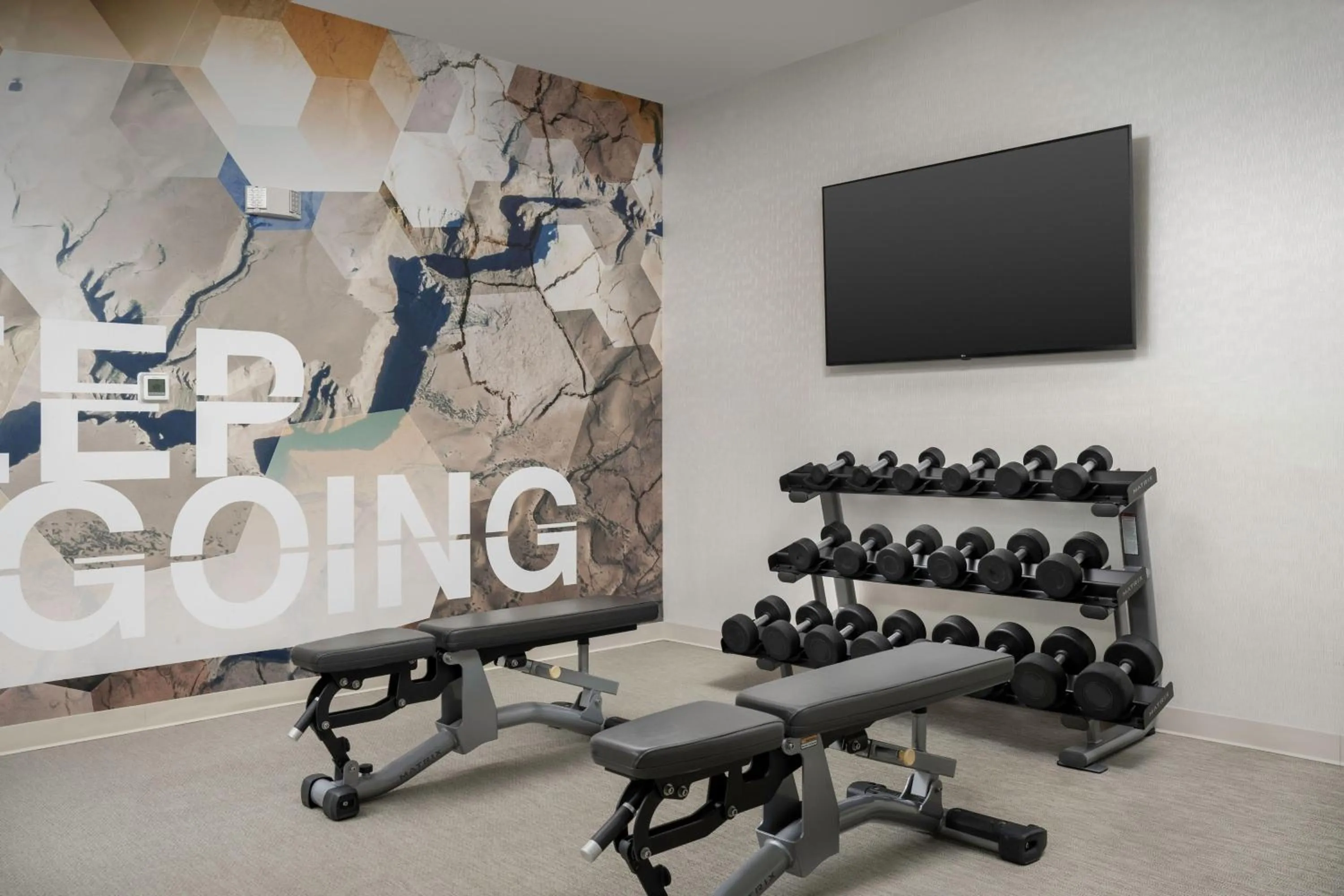 Fitness centre/facilities in SpringHill Suites by Marriott Birmingham Gardendale