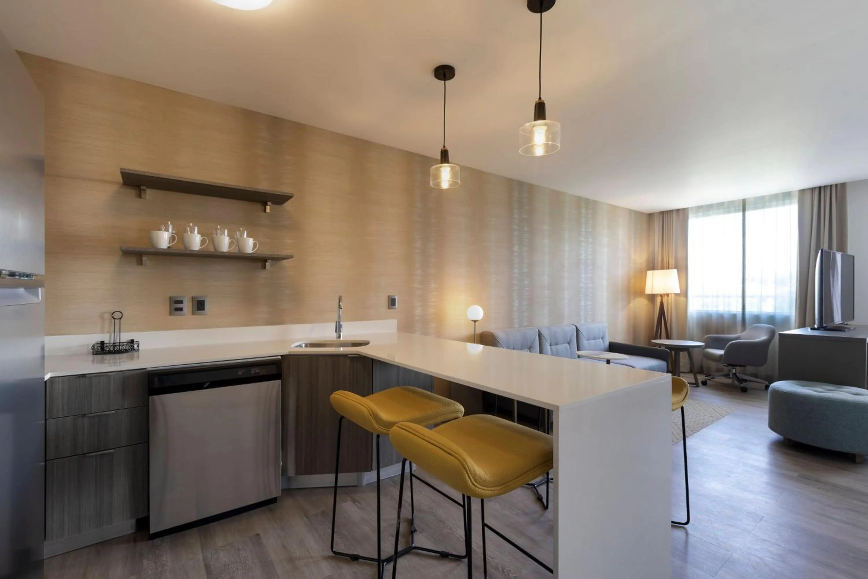 Kitchen or kitchenette in Residence Inn by Marriott Cancun Hotel Zone