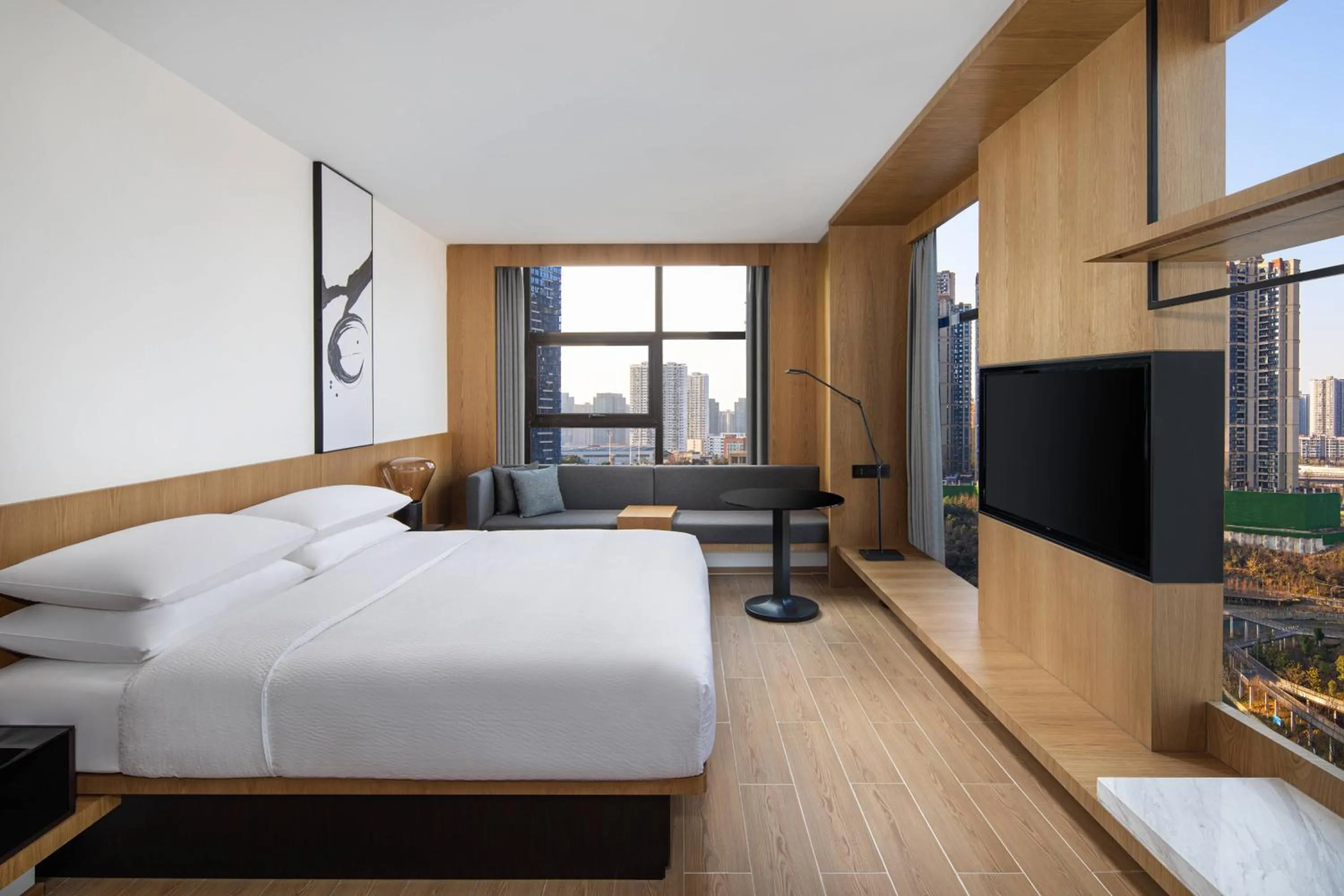 Photo of the whole room, Bed in Fairfield by Marriott Guiyang Guanshanhu