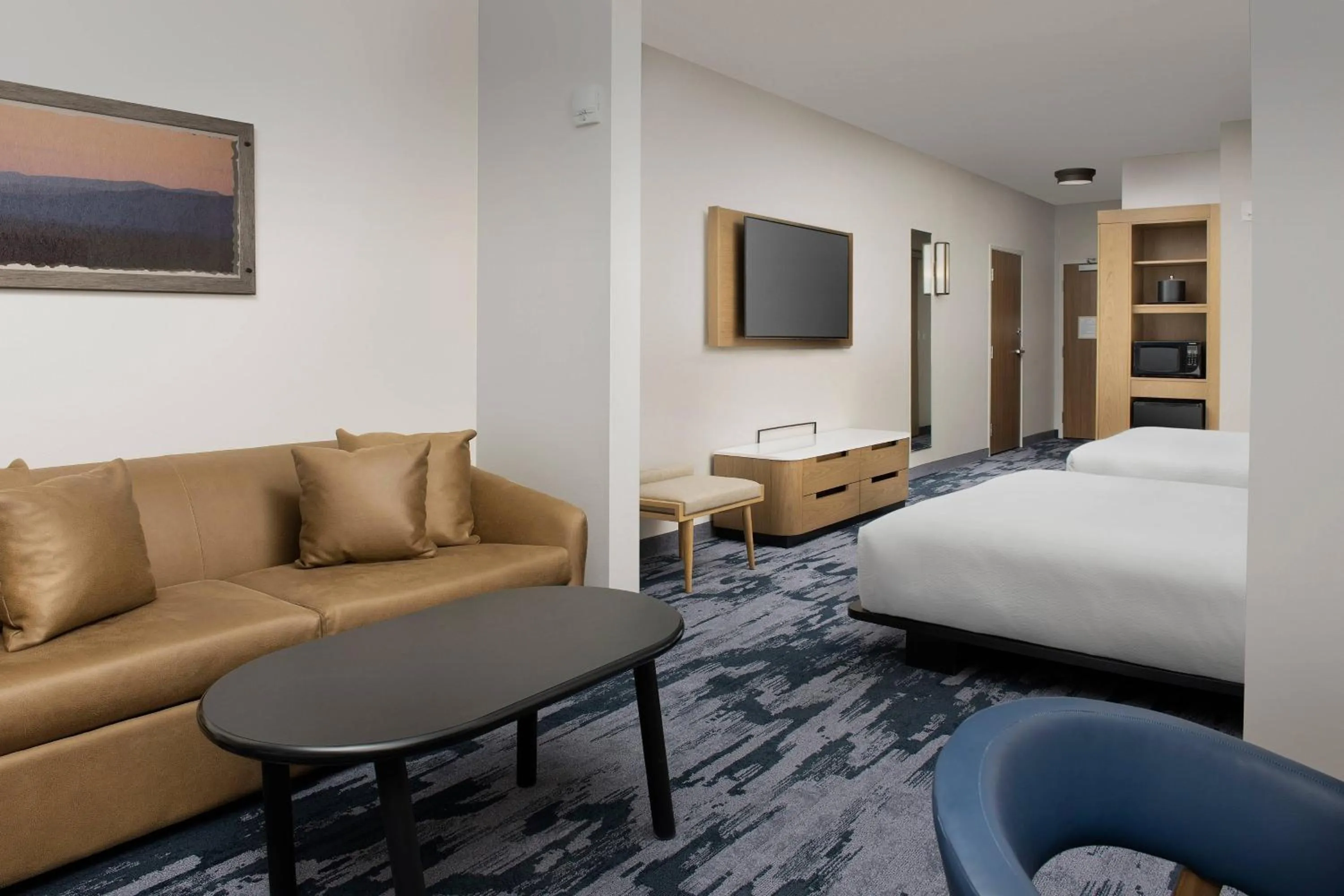 Bedroom, Bed in Fairfield Inn & Suites by Marriott Santa Rosa Rohnert Park