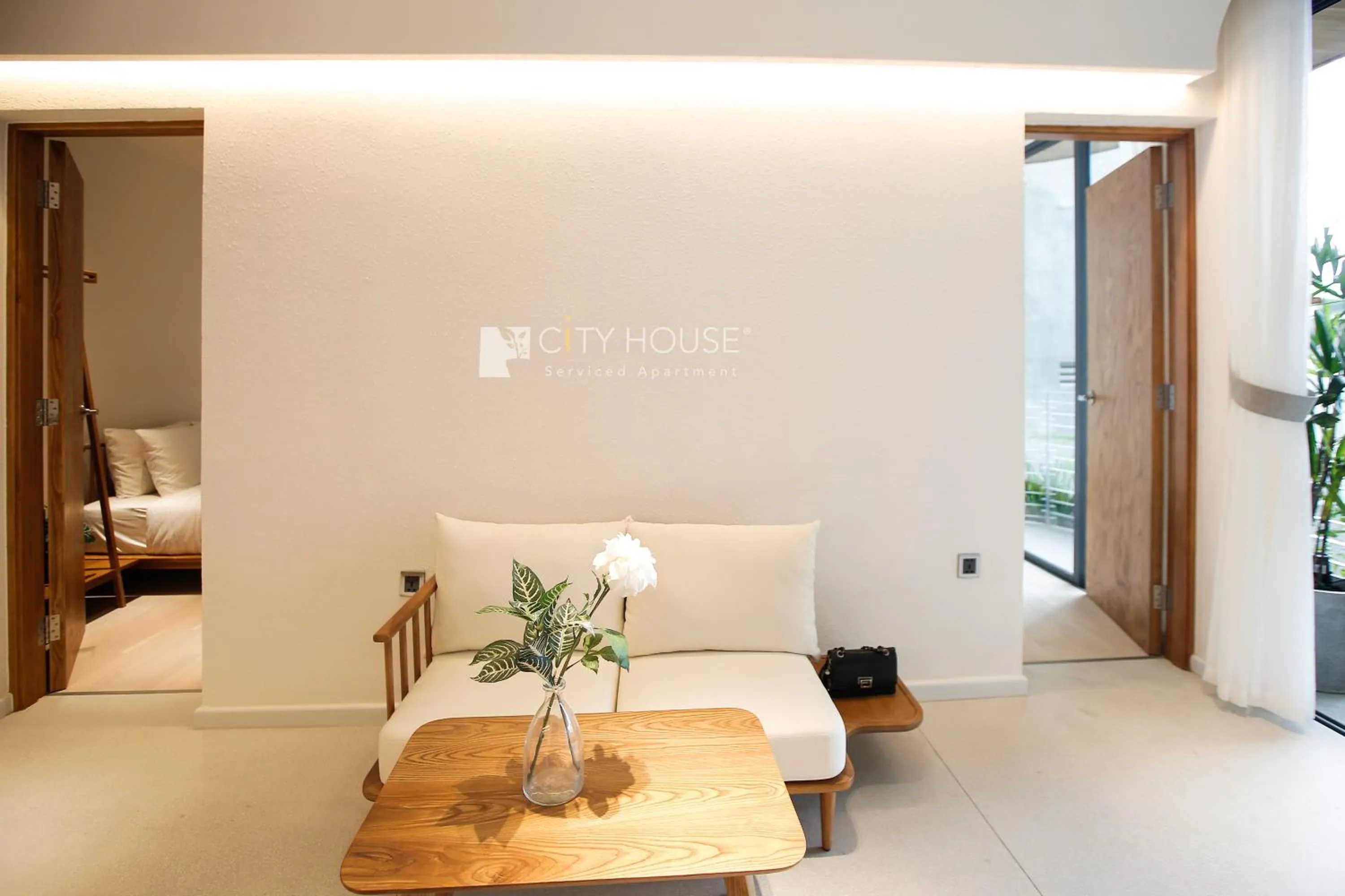 Living room, Bed in CityHouse - CityOasis