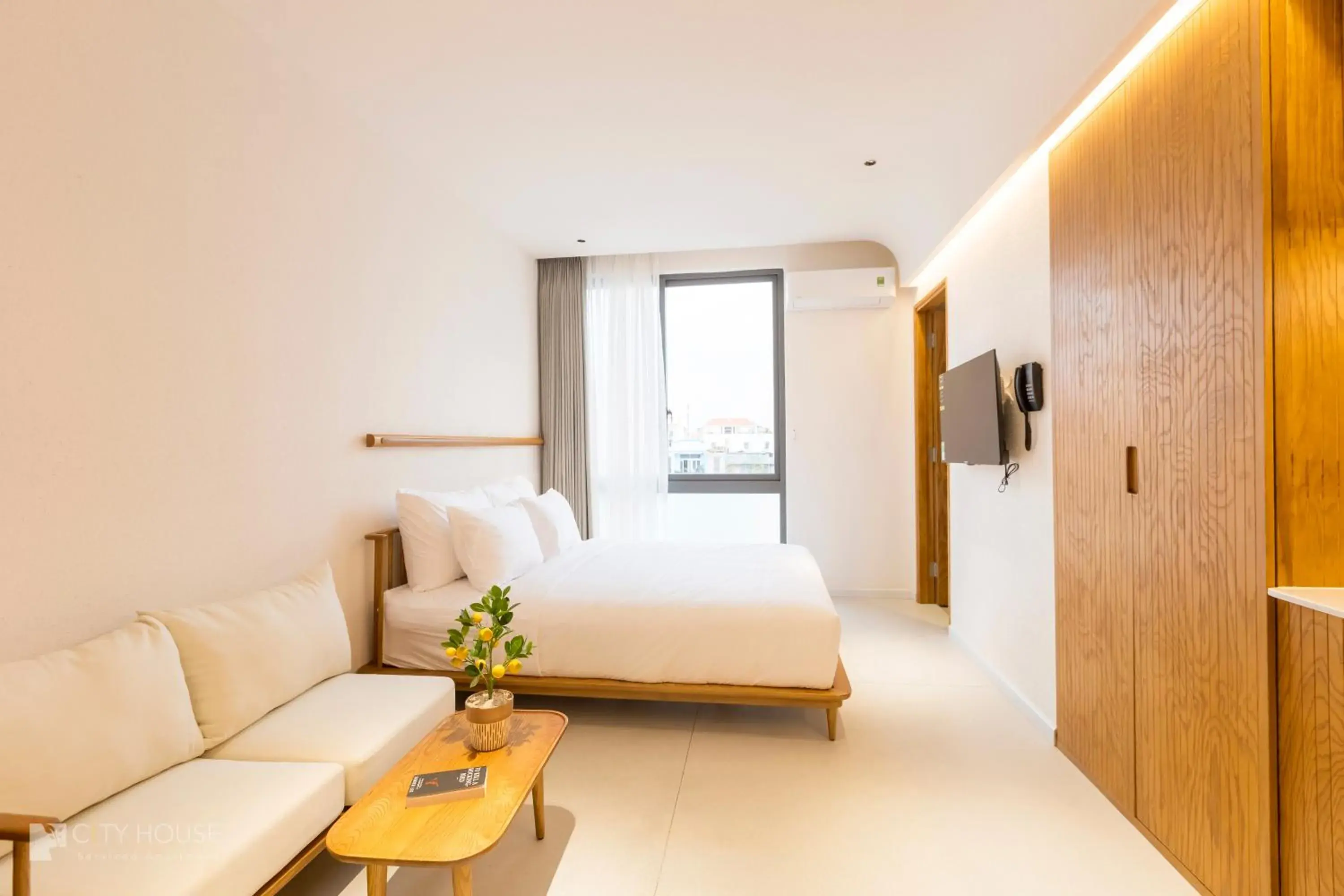 Living room, Bed in CityHouse - CityOasis Living room, Bed in CityHouse - CityOasis