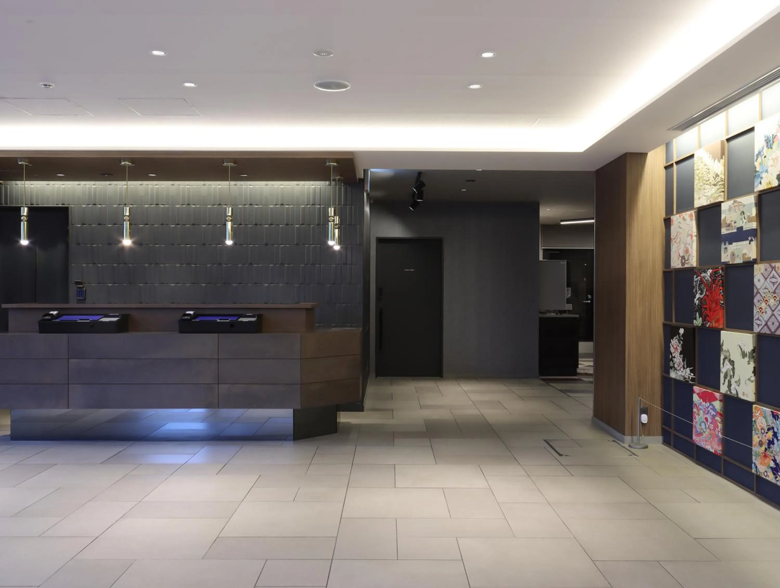 Lobby or reception in Wander Kyoto Nanajo