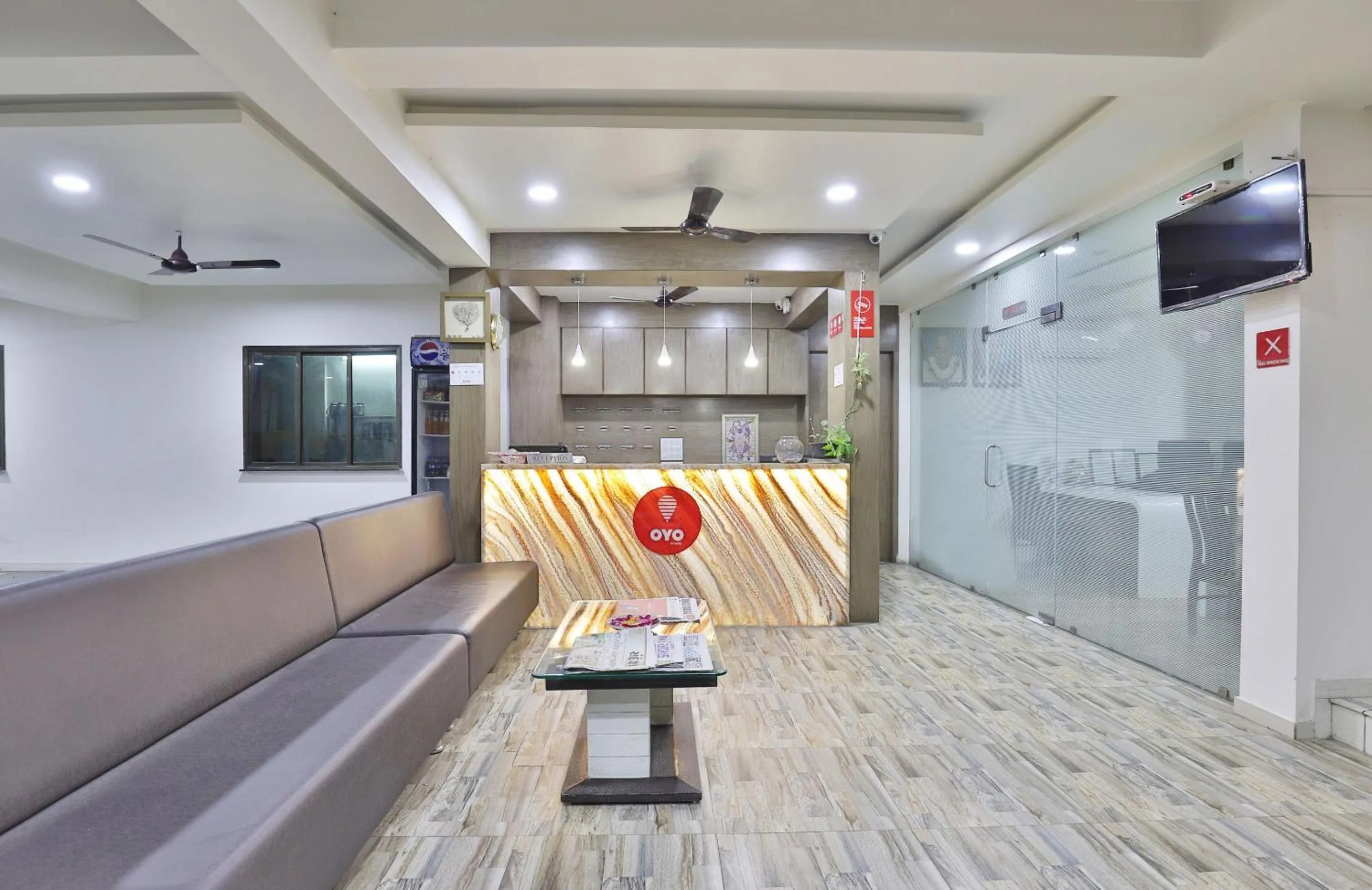 Lobby or reception in Hotel City Inn