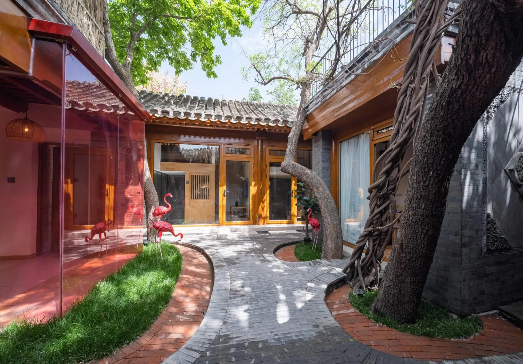 Property building in Beijing No 5 Courtyard