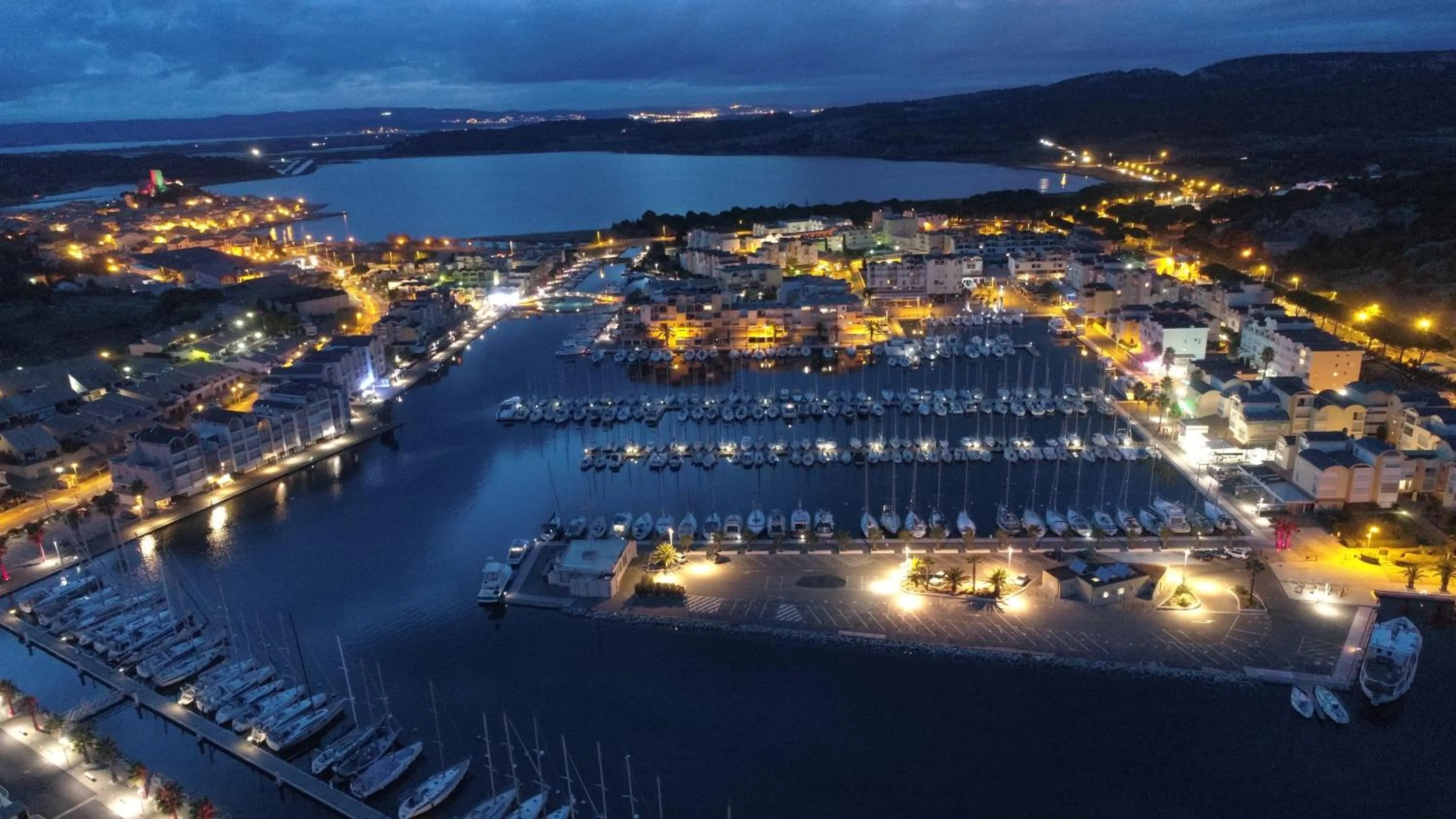 Bird's eye view in Les Ilots de Gruissan