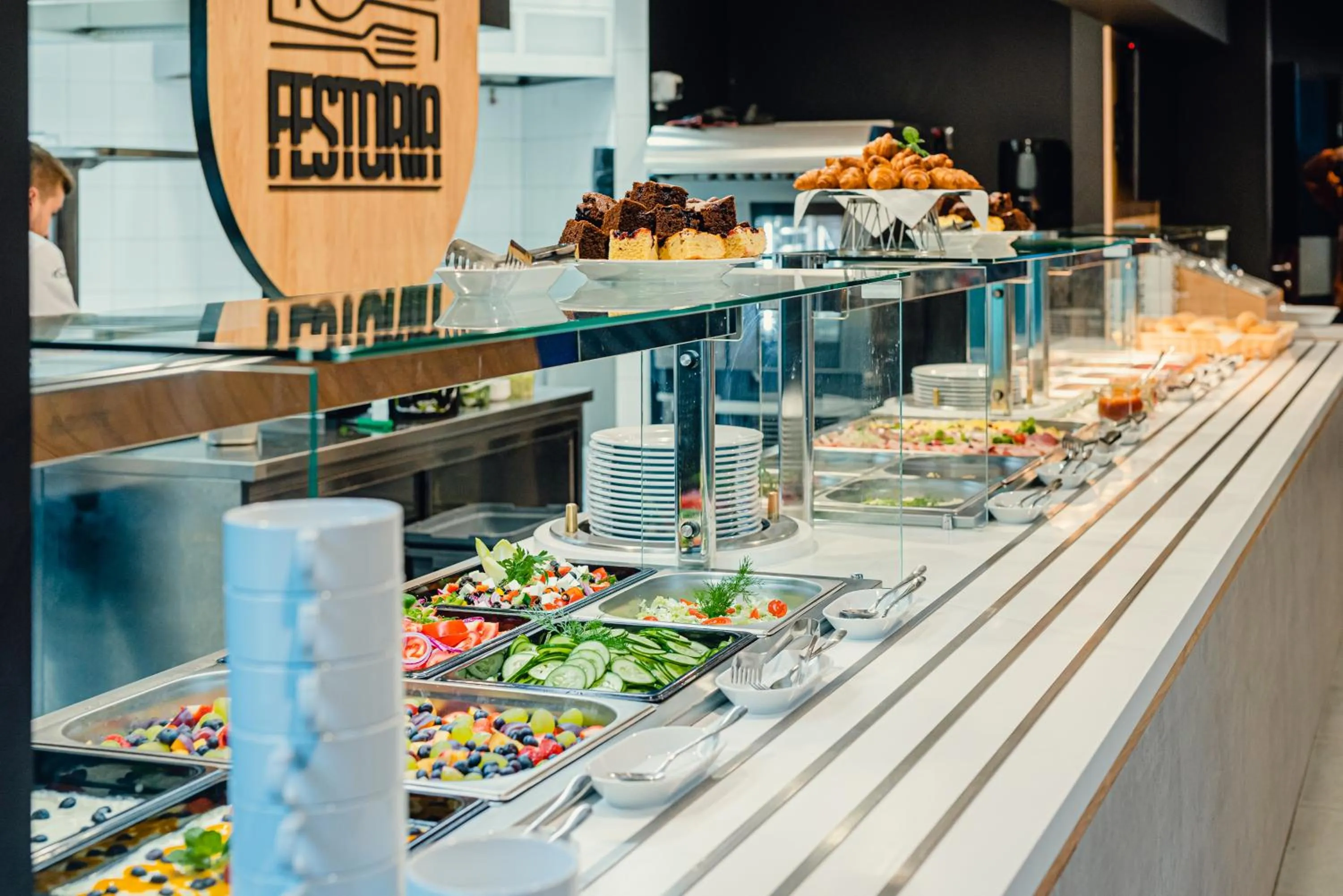 Buffet breakfast in Apartamenty Collegia