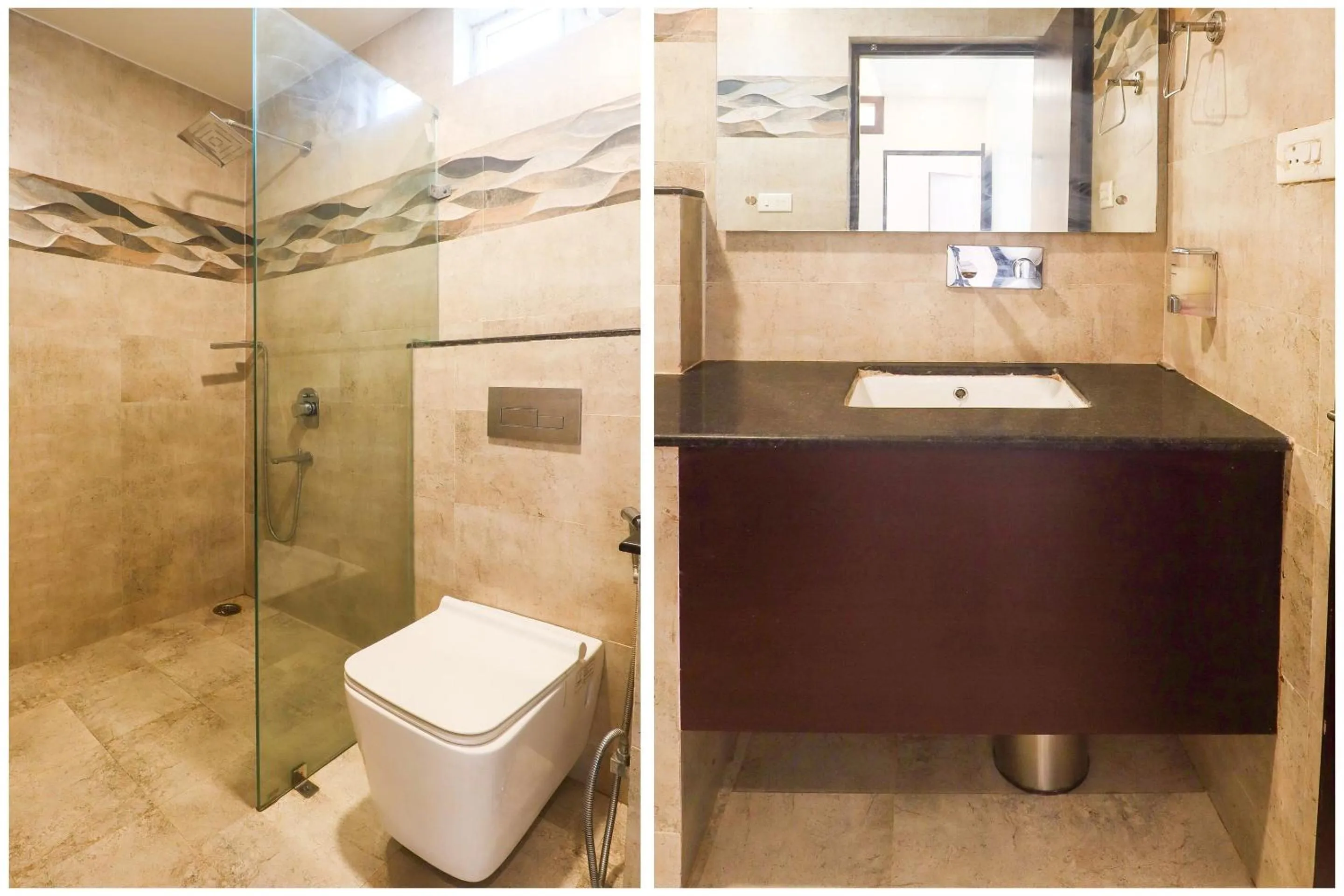 Bathroom in Super Townhouse Amaraa Farms Near LuLu Hypermarket