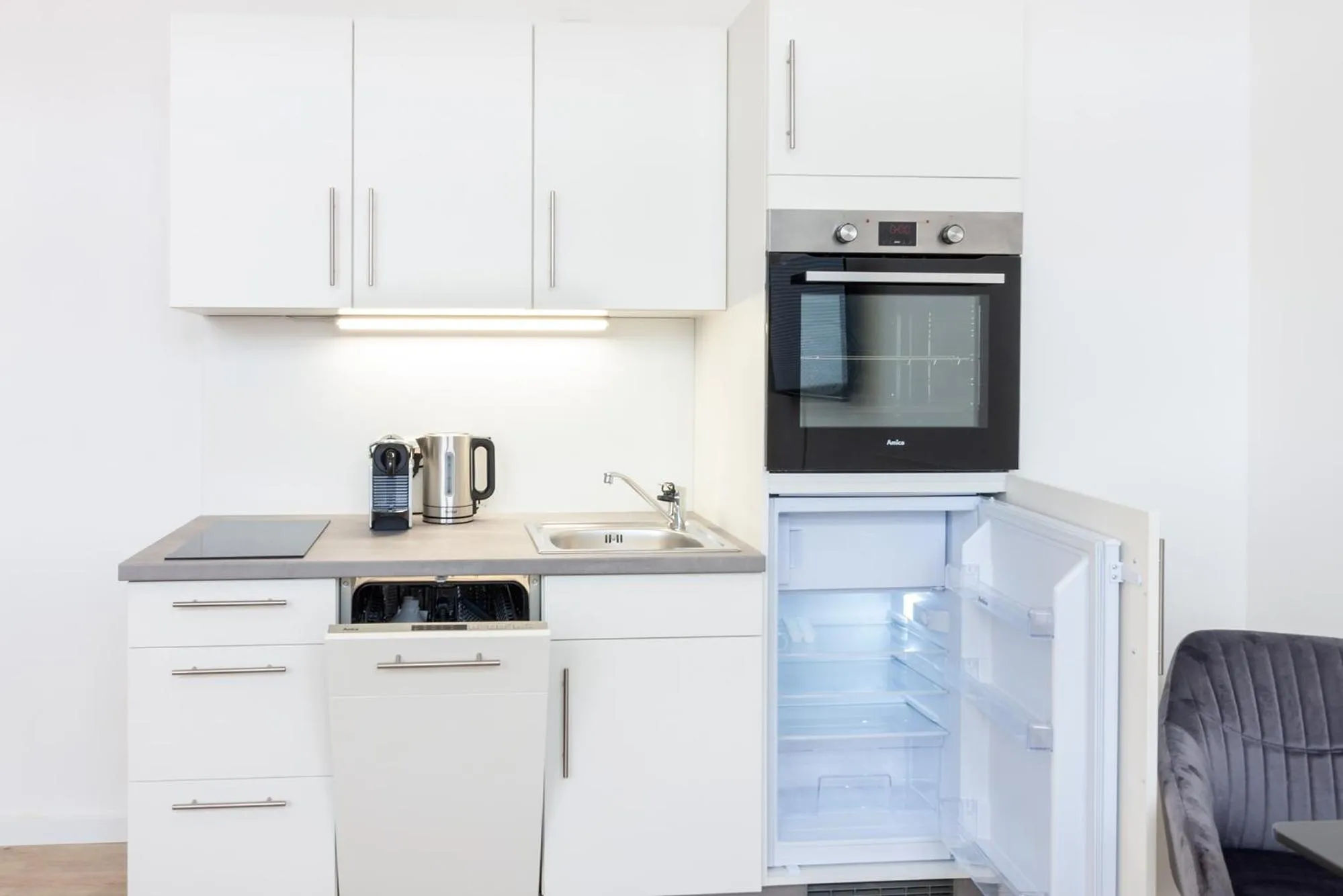 Kitchen or kitchenette in STAY@MA Boardinghouse Mannheim