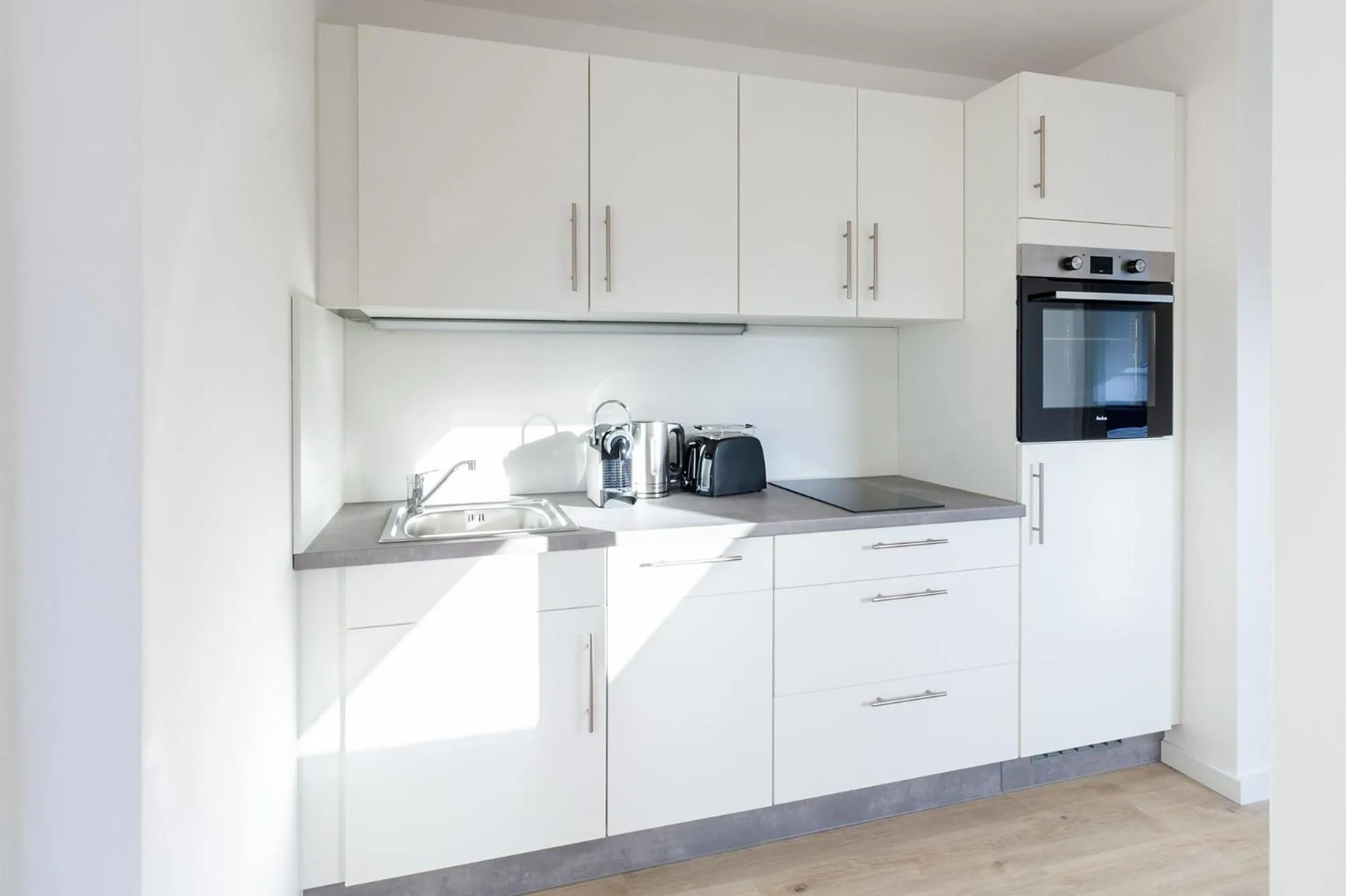 Kitchen or kitchenette in STAY@MA Boardinghouse Mannheim