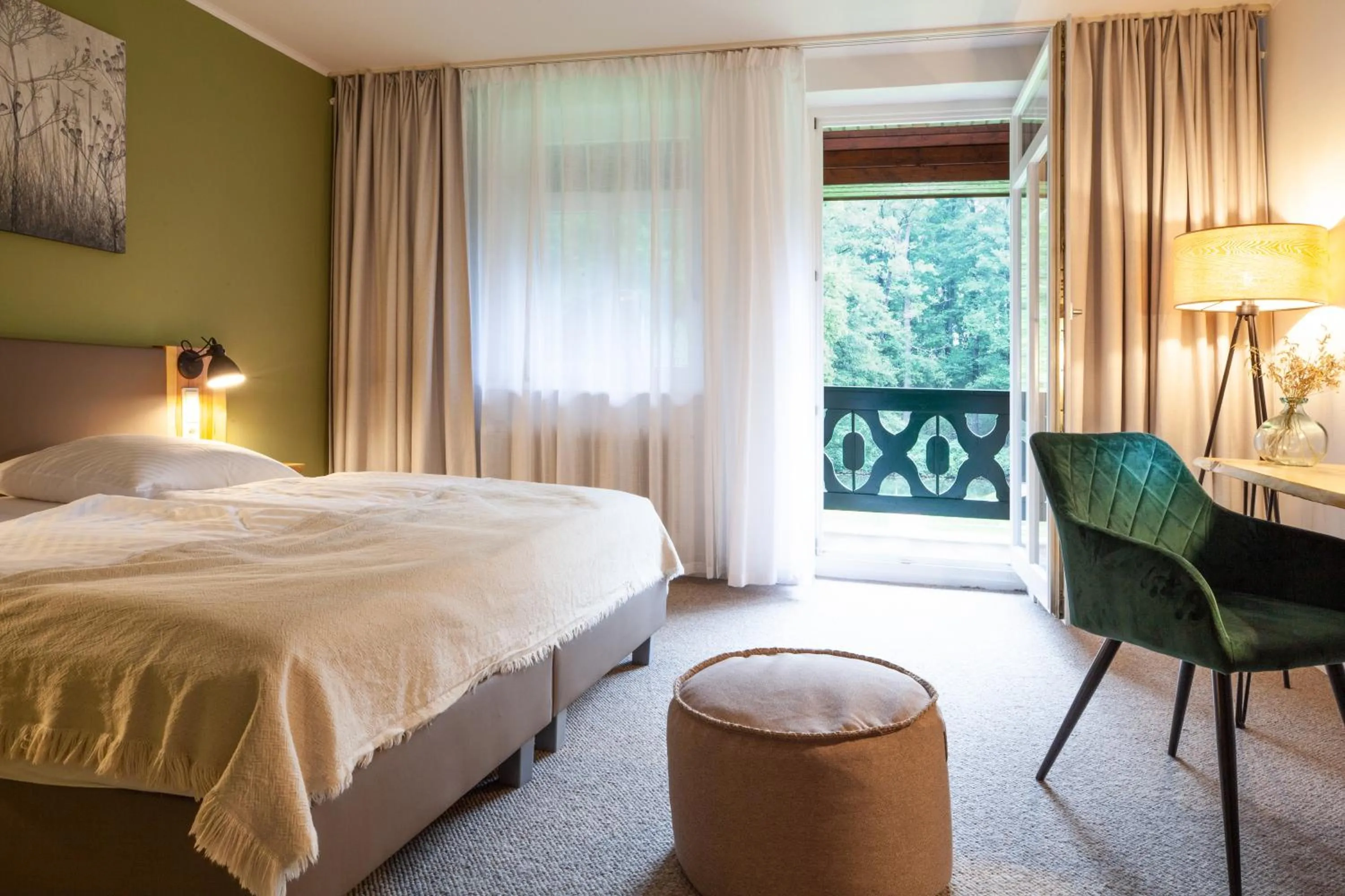 Bed in Waldhotel Eiche