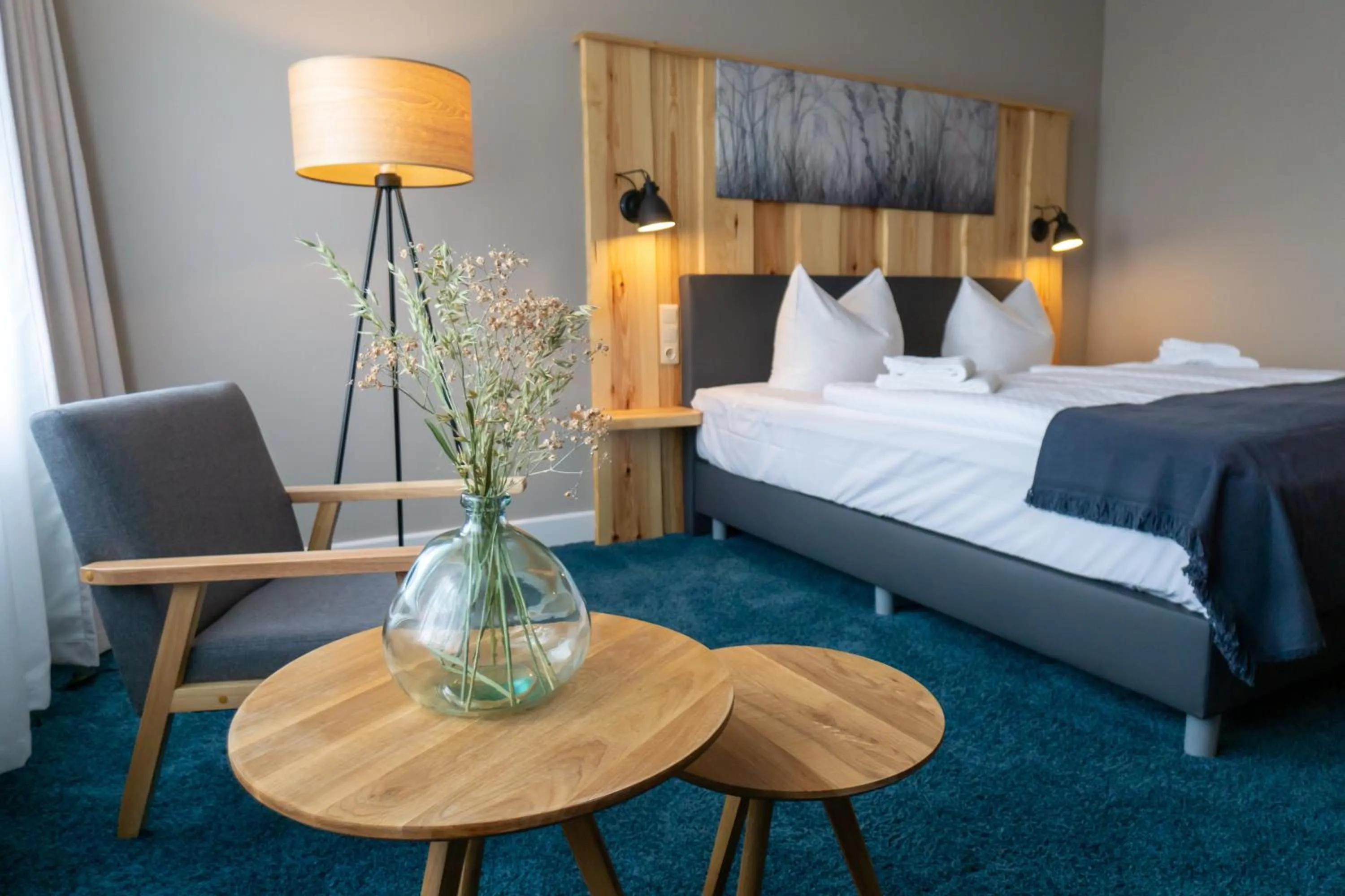 Photo of the whole room, Bed in Waldhotel Eiche