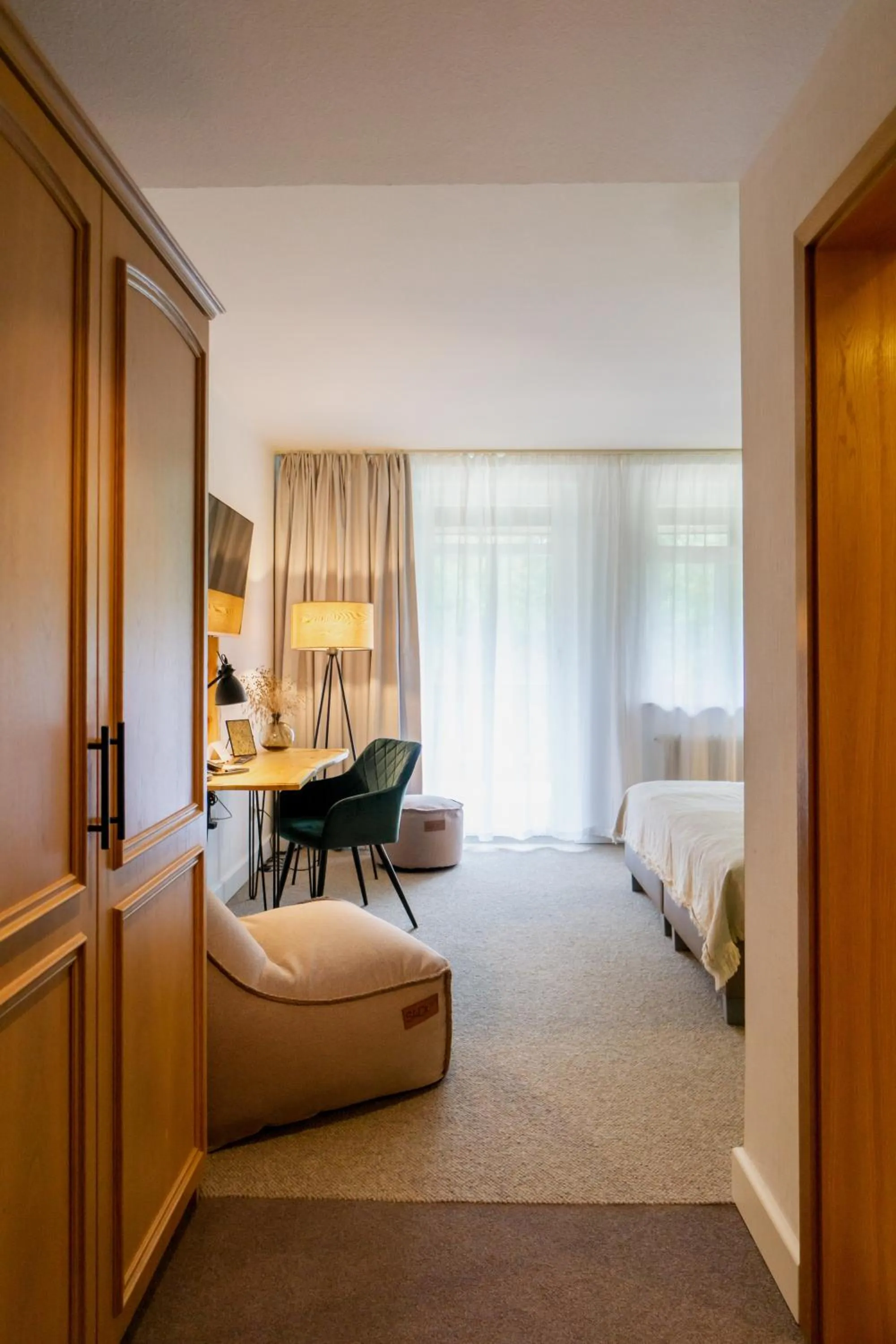 Photo of the whole room, Bed in Waldhotel Eiche